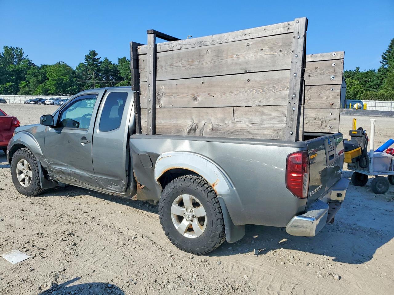 2009 Nissan Frontier Se V6 Gray vin: 1N6AD06W29C416032