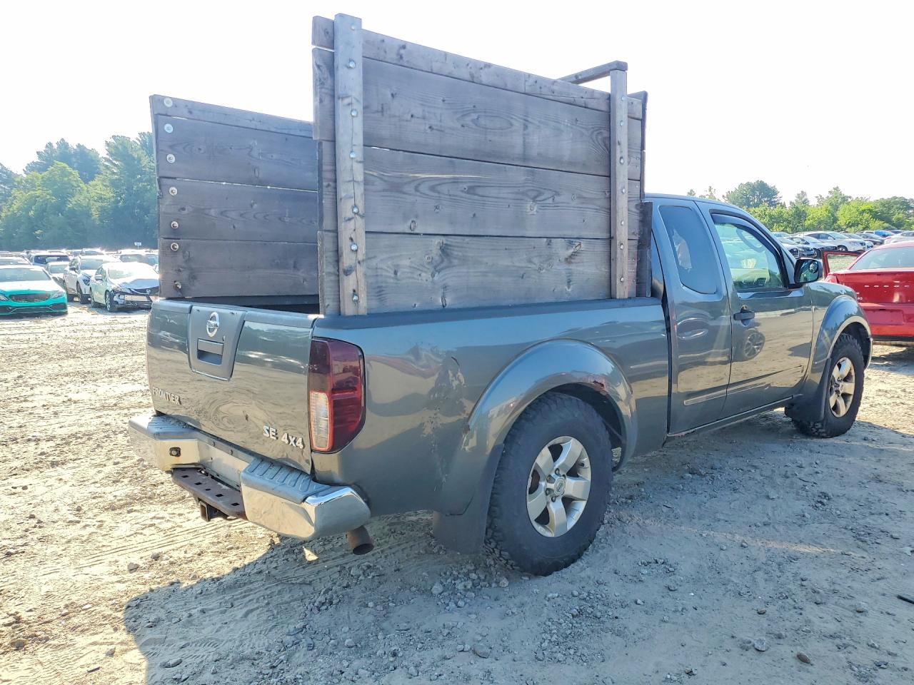 2009 Nissan Frontier Se V6 Gray vin: 1N6AD06W29C416032
