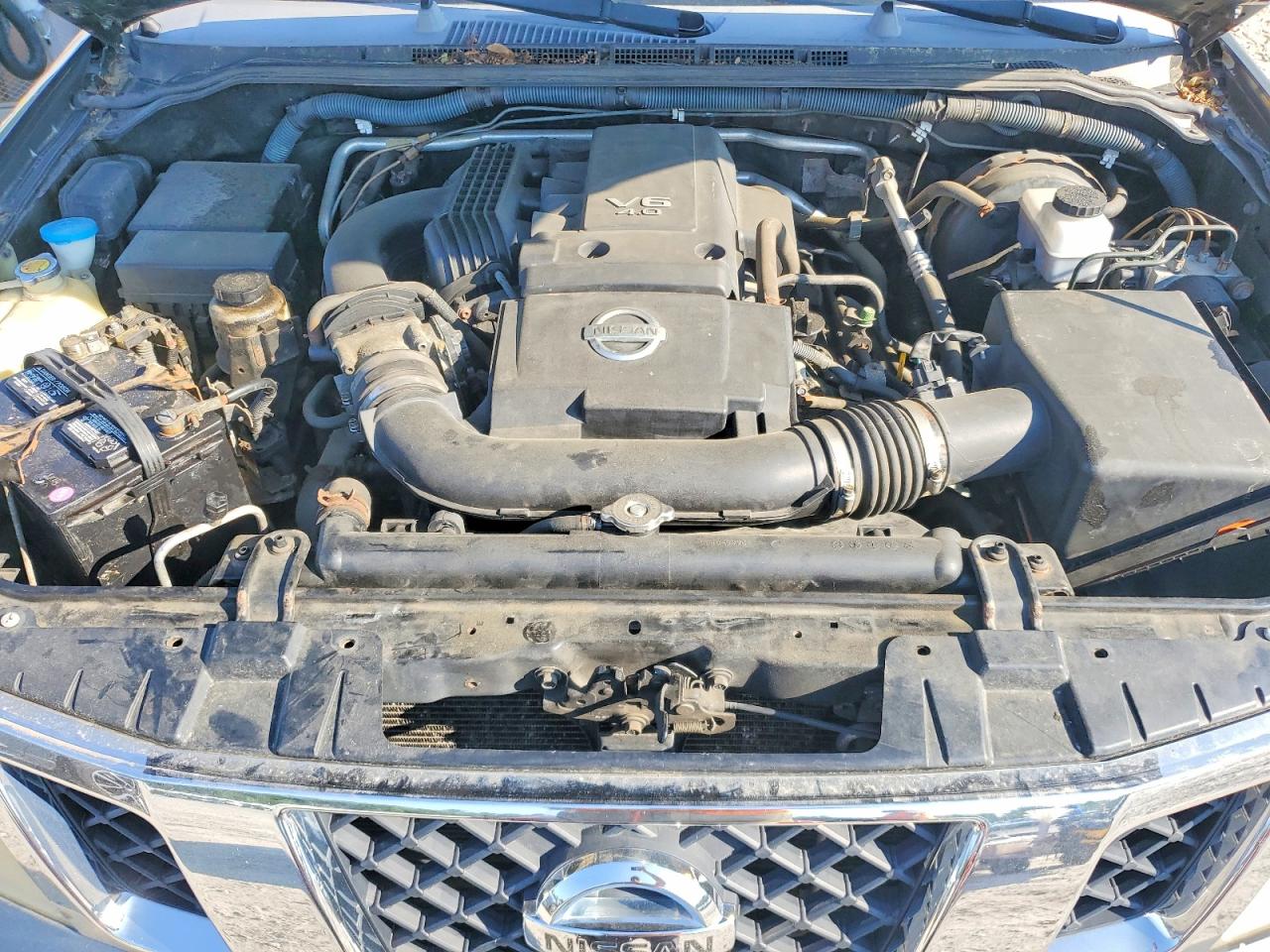 2009 Nissan Frontier Se V6 Gray vin: 1N6AD06W29C416032