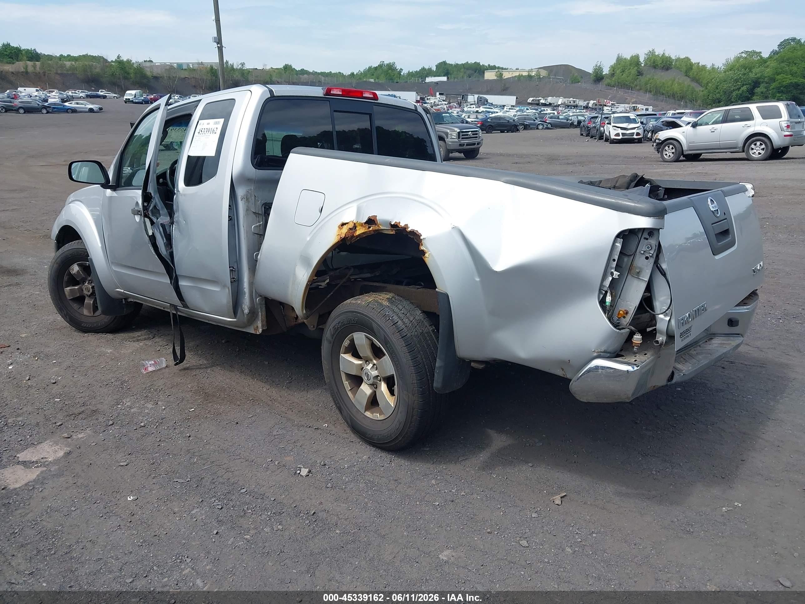 2009 Nissan Frontier Se Silver vin: 1N6AD06W29C424566