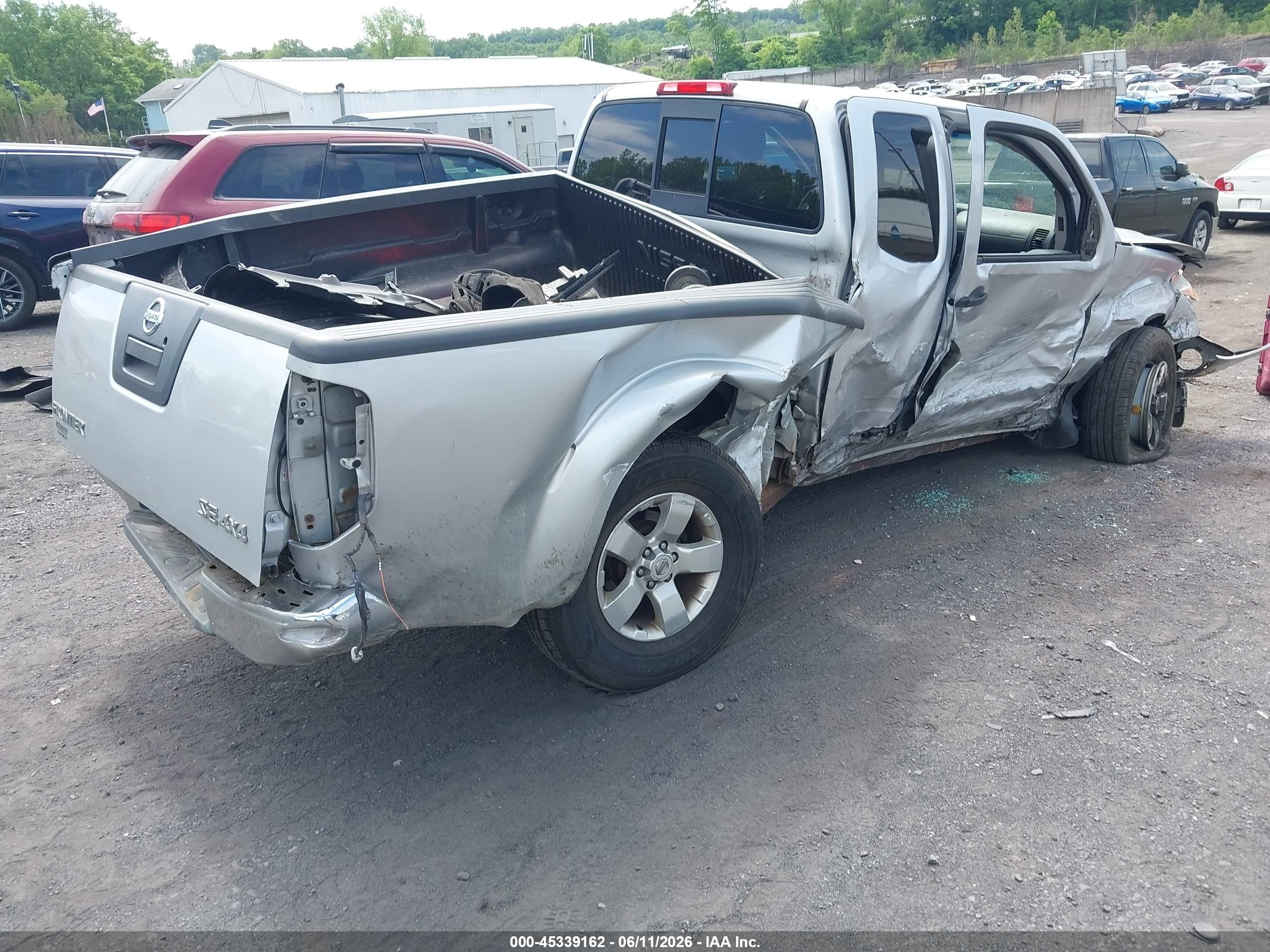 2009 Nissan Frontier Se Silver vin: 1N6AD06W29C424566
