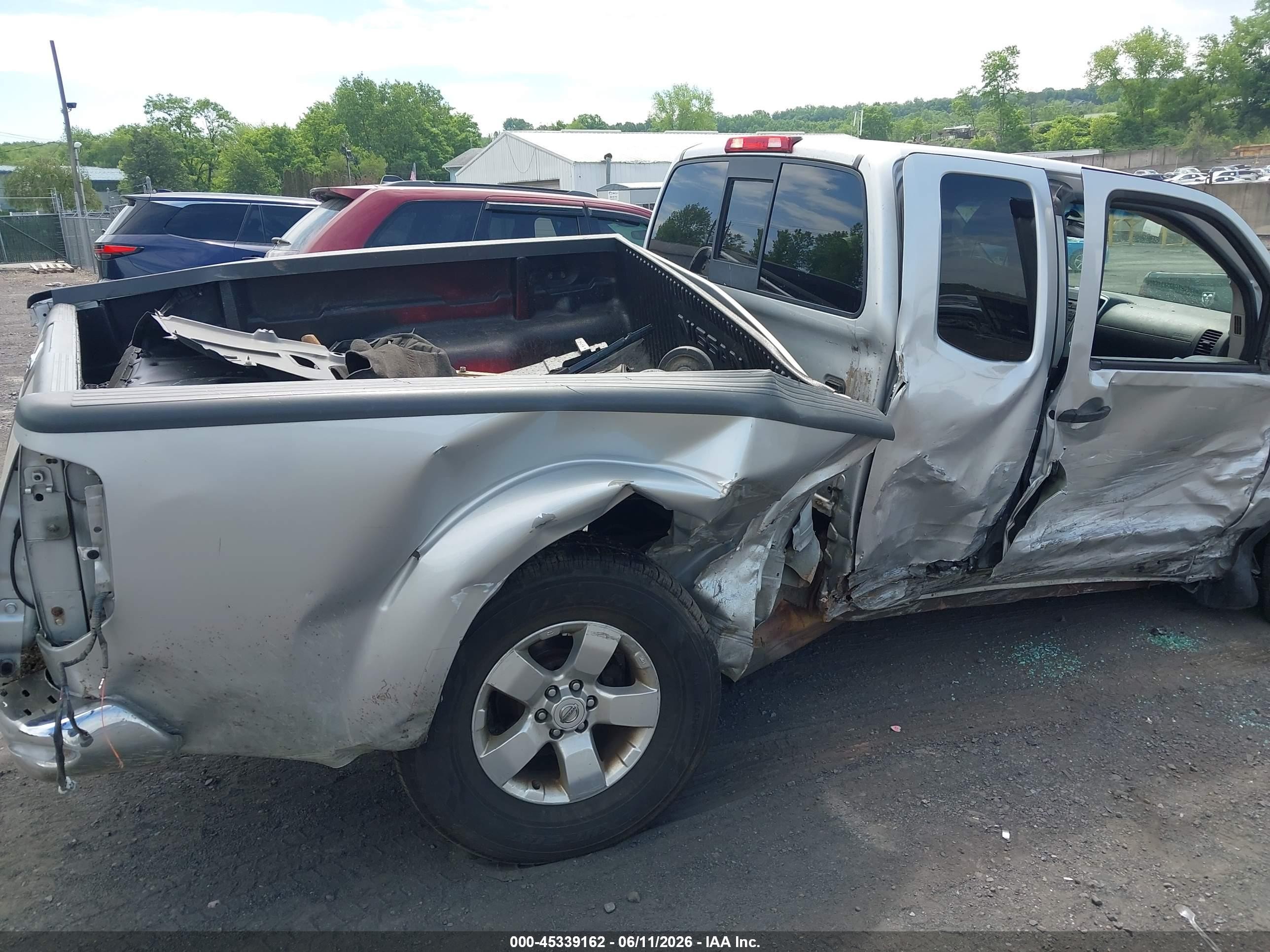 2009 Nissan Frontier Se Silver vin: 1N6AD06W29C424566