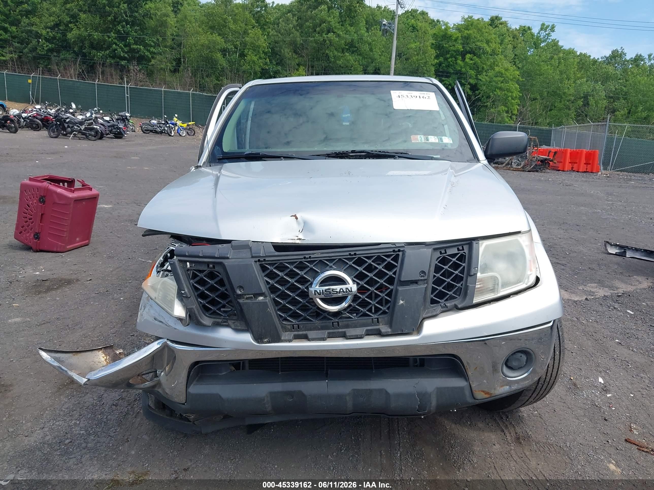 2009 Nissan Frontier Se Silver vin: 1N6AD06W29C424566