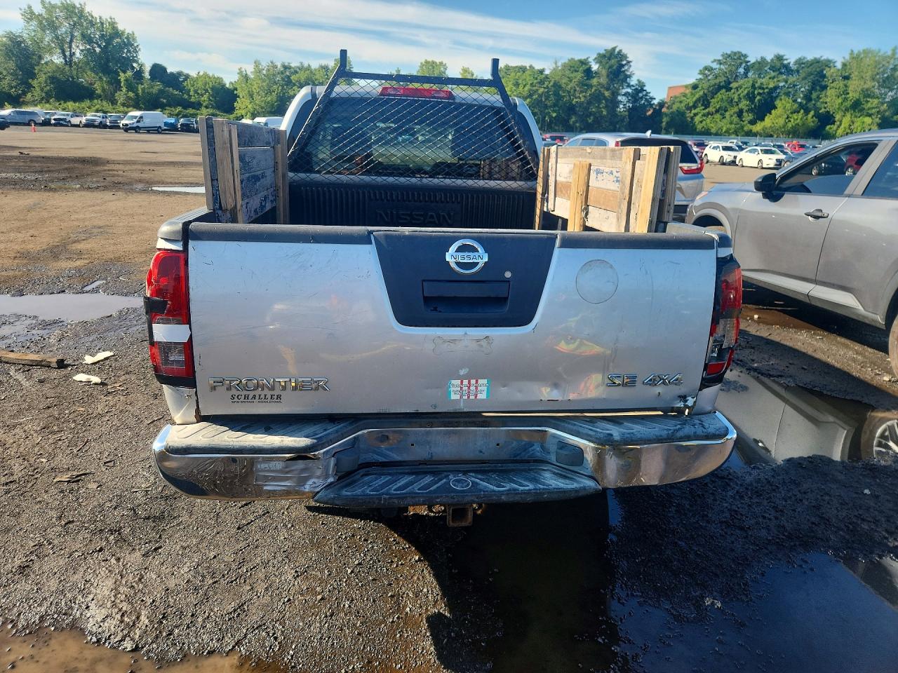 2006 Nissan Frontier Se Silver vin: 1N6AD06W36C406251