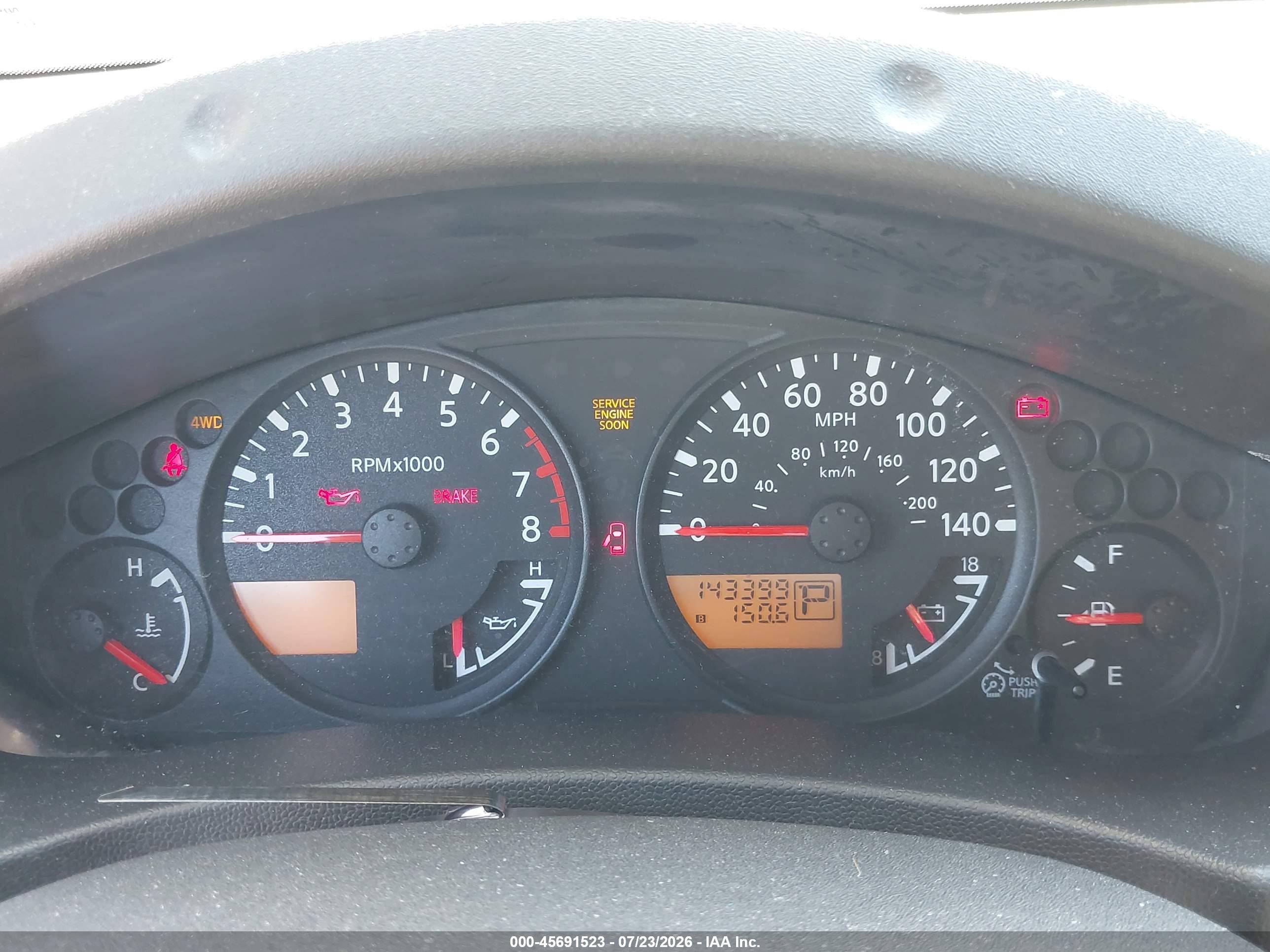 2006 Nissan Frontier Se Gray vin: 1N6AD06W36C452307