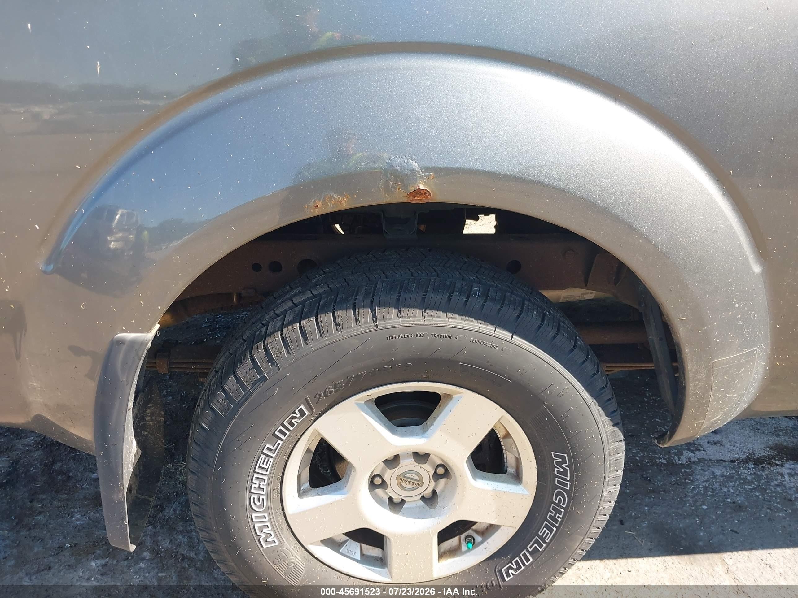 2006 Nissan Frontier Se Gray vin: 1N6AD06W36C452307