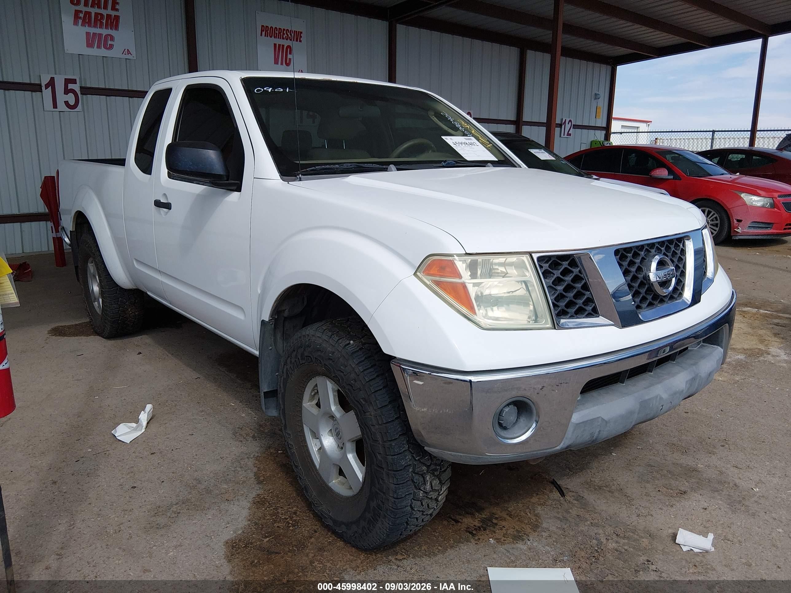2006 Nissan Frontier Se White vin: 1N6AD06W36C467776