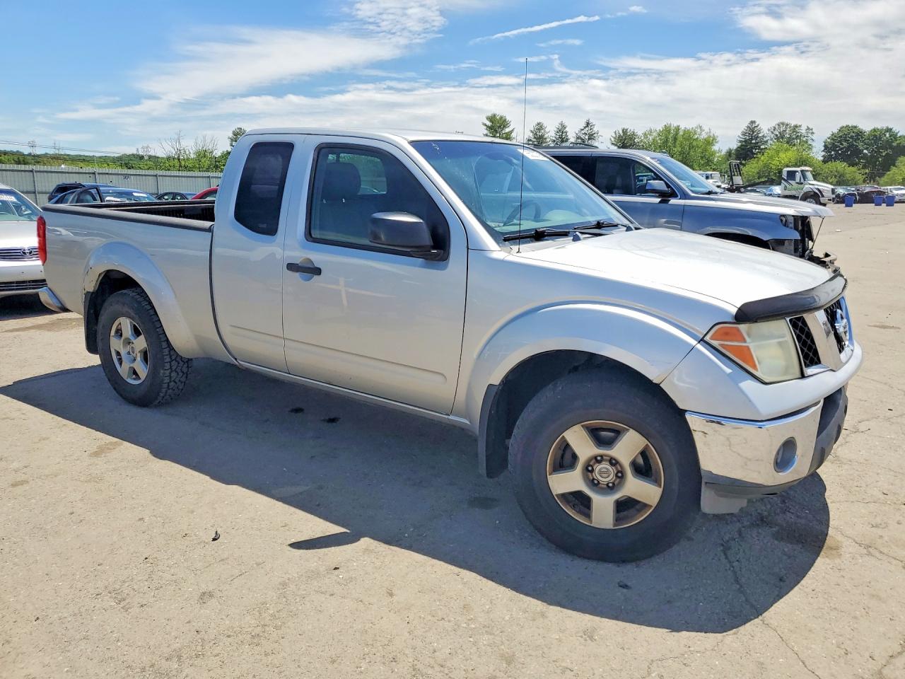 2007 Nissan Frontier Se Silver vin: 1N6AD06W37C454253