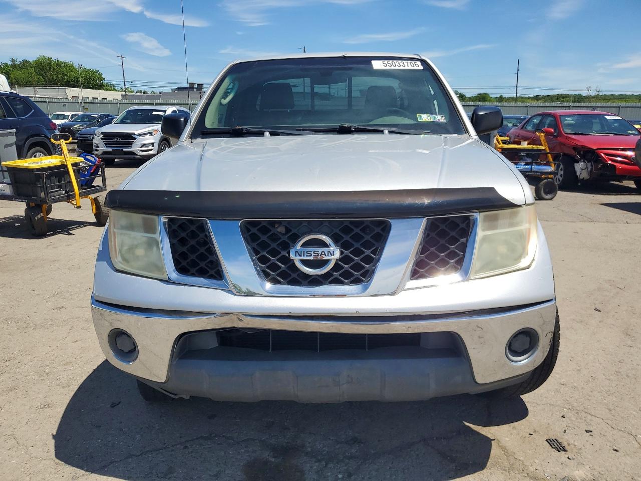2007 Nissan Frontier Se Silver vin: 1N6AD06W37C454253