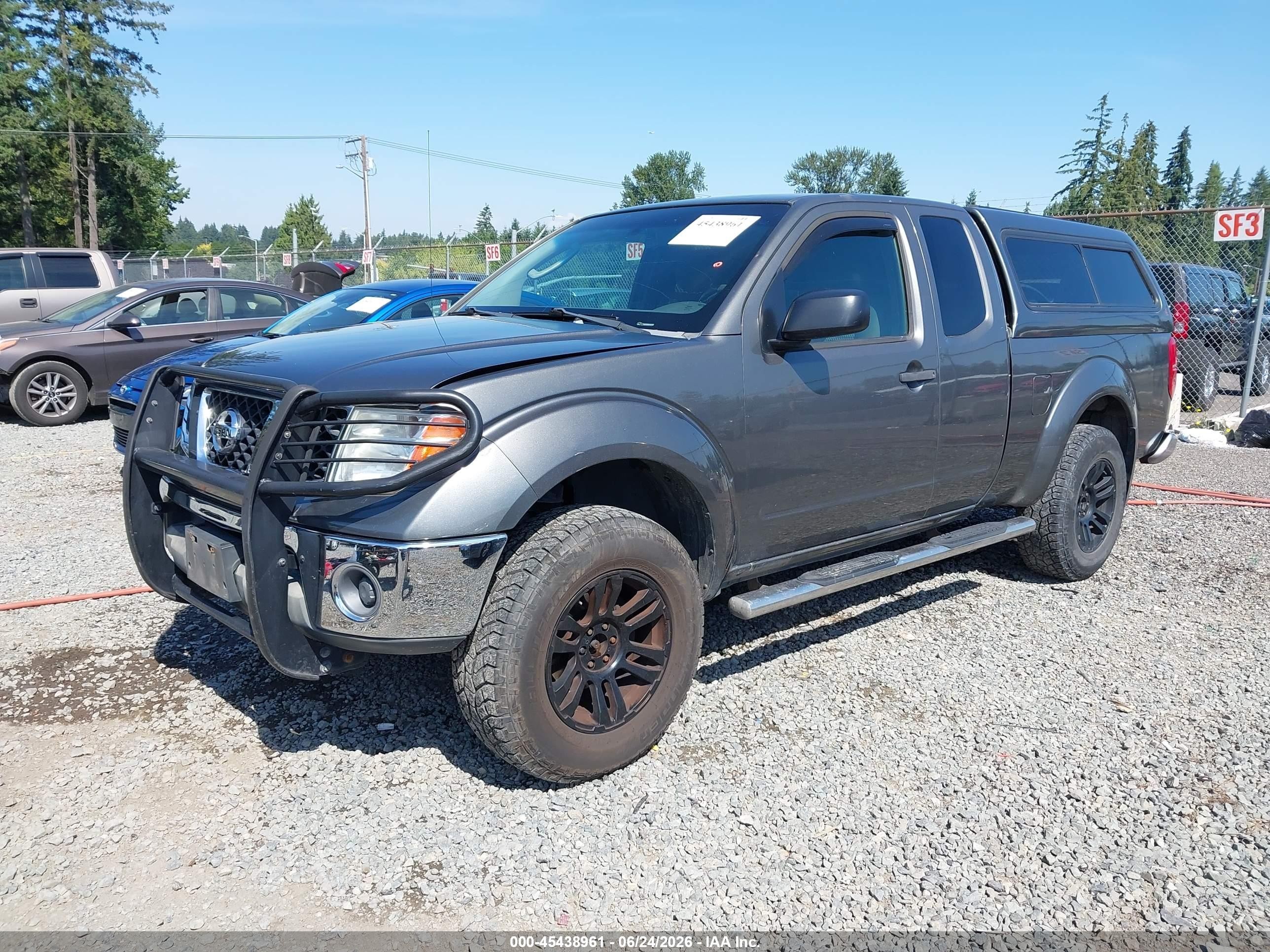 2008 Nissan Frontier Se Gray vin: 1N6AD06W38C415485