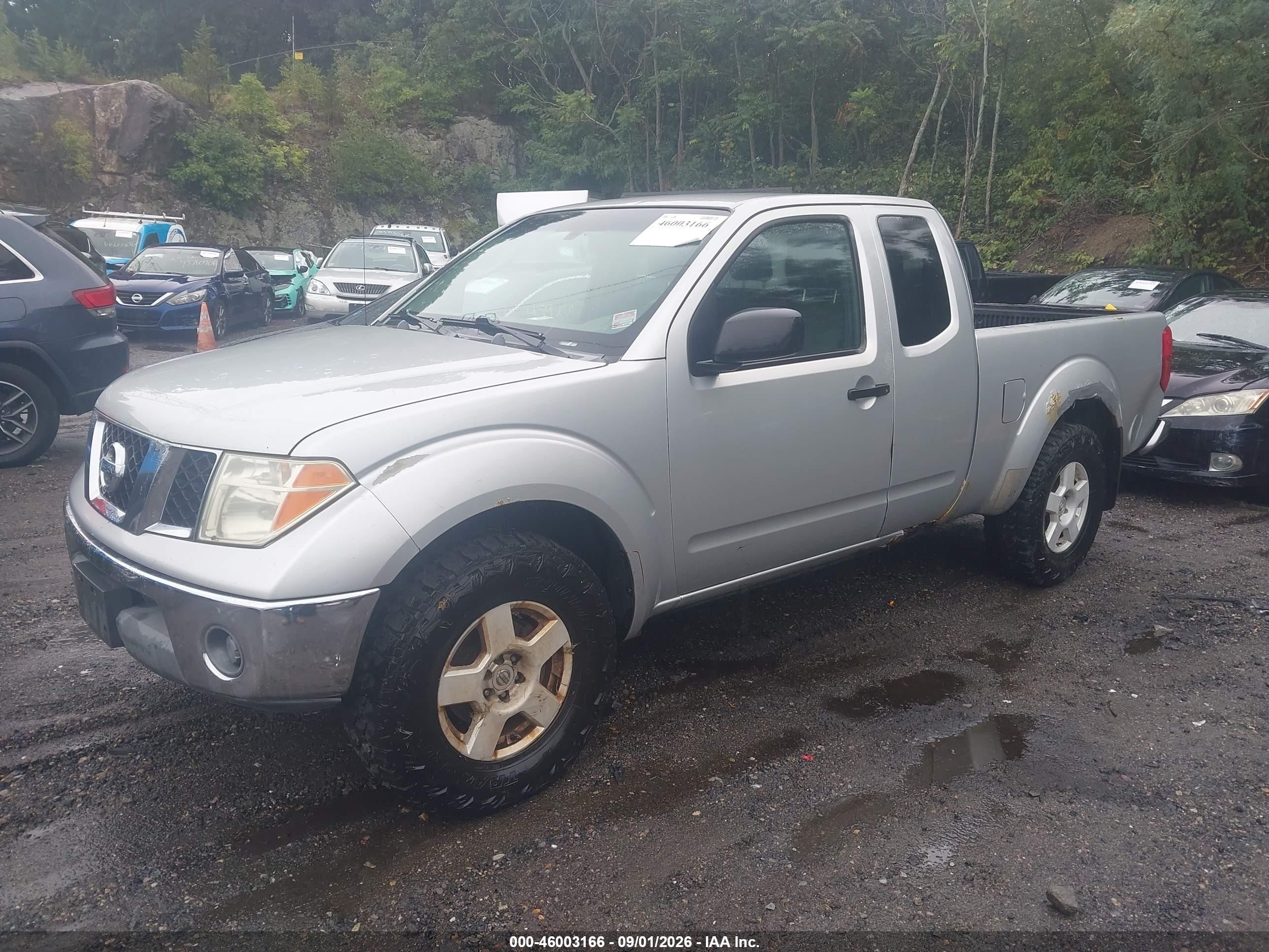 2005 Nissan Frontier Se Silver vin: 1N6AD06W45C408394