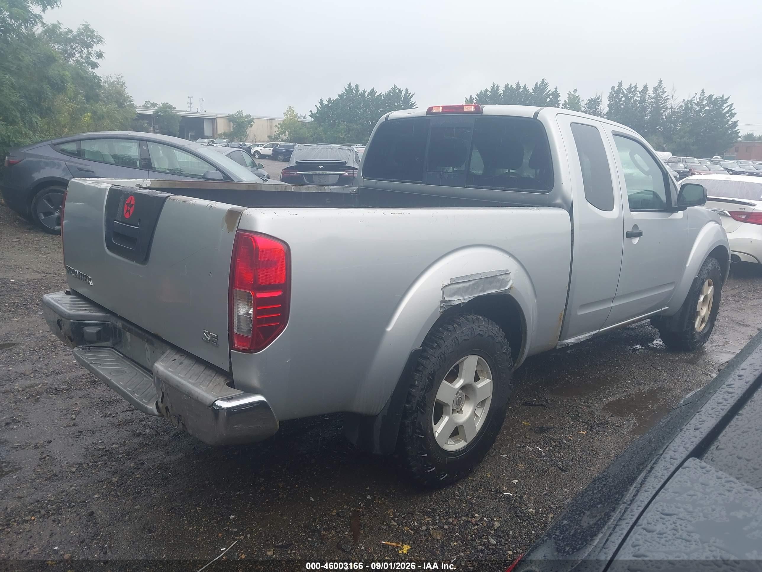 2005 Nissan Frontier Se Silver vin: 1N6AD06W45C408394