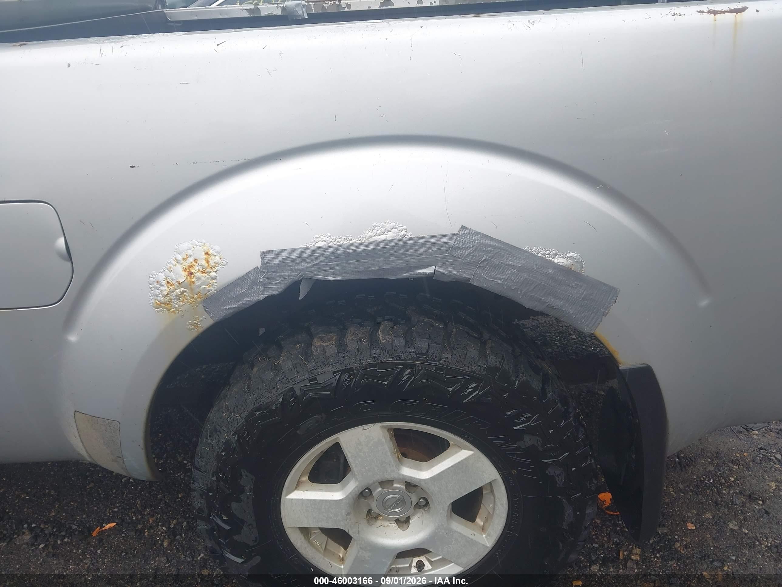2005 Nissan Frontier Se Silver vin: 1N6AD06W45C408394