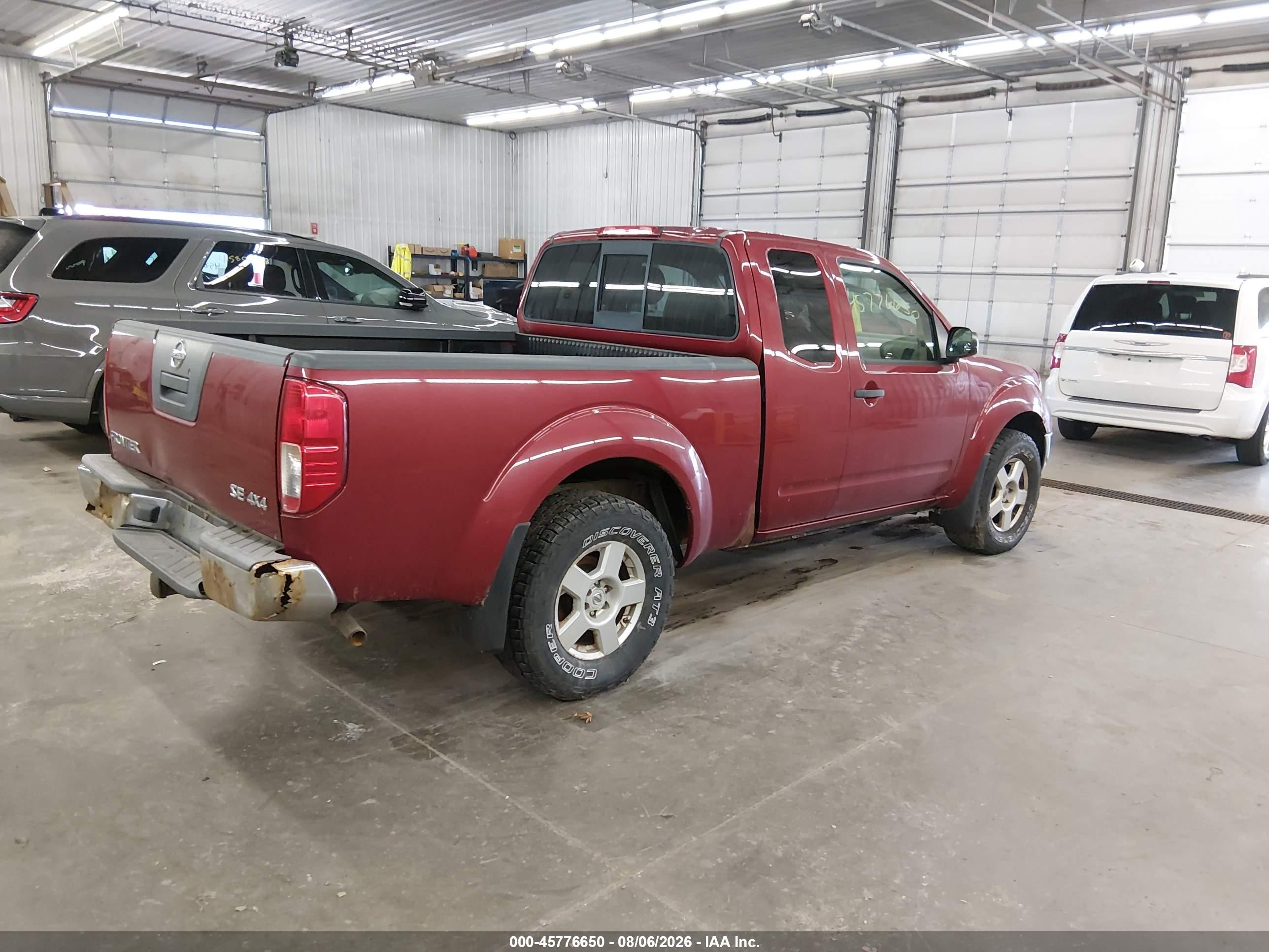 2006 Nissan Frontier Se Red vin: 1N6AD06W46C431174