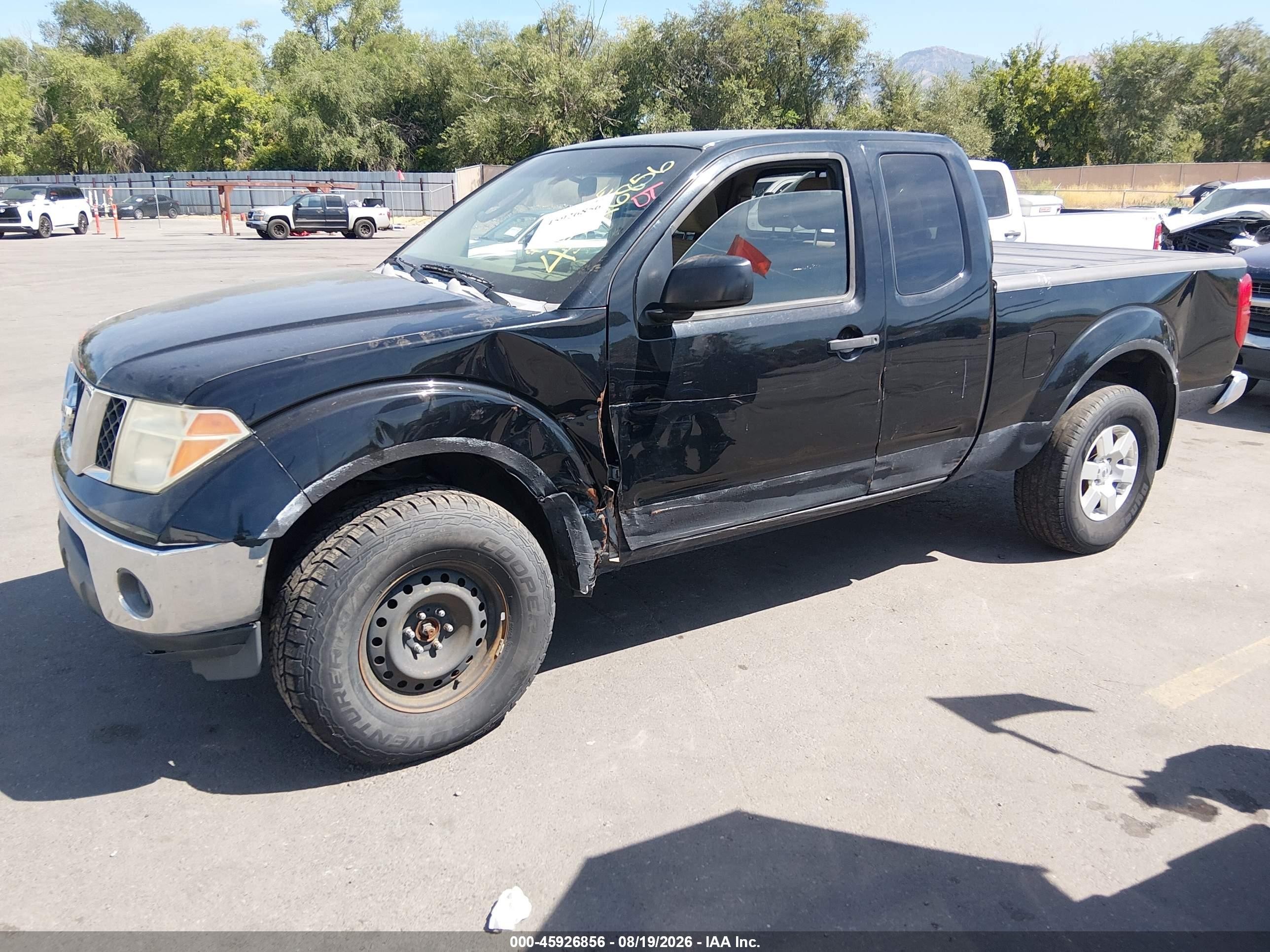 2007 Nissan Frontier Se Black vin: 1N6AD06W47C412562