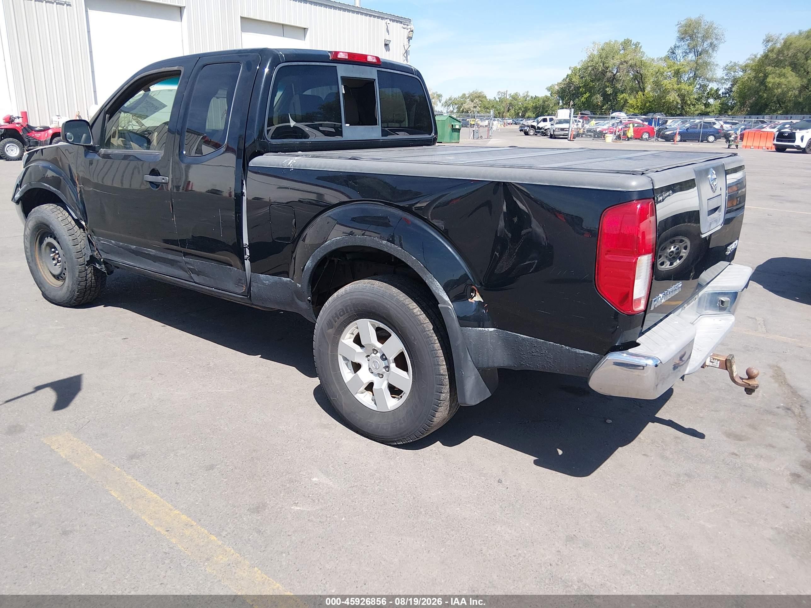 2007 Nissan Frontier Se Black vin: 1N6AD06W47C412562