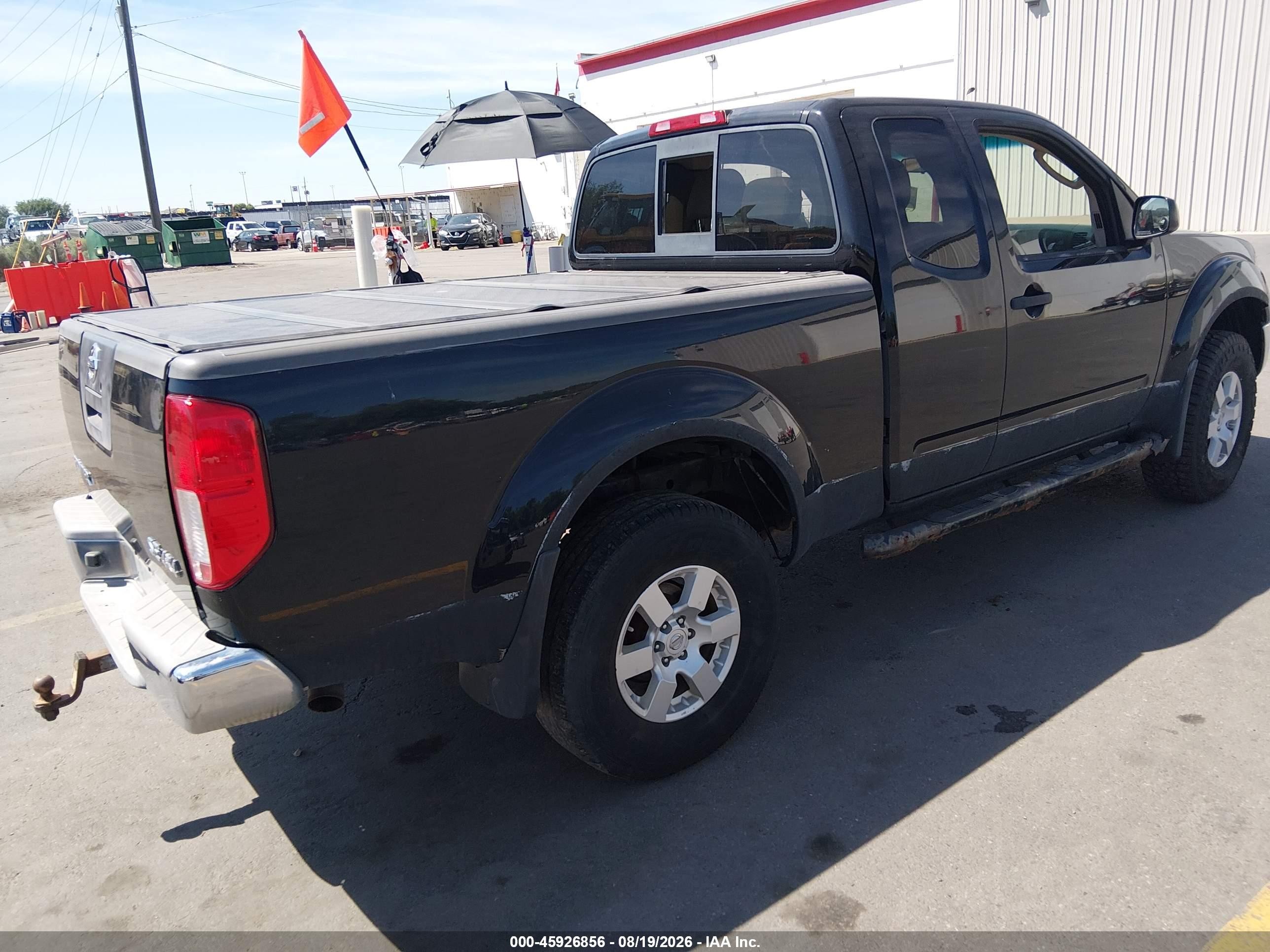 2007 Nissan Frontier Se Black vin: 1N6AD06W47C412562