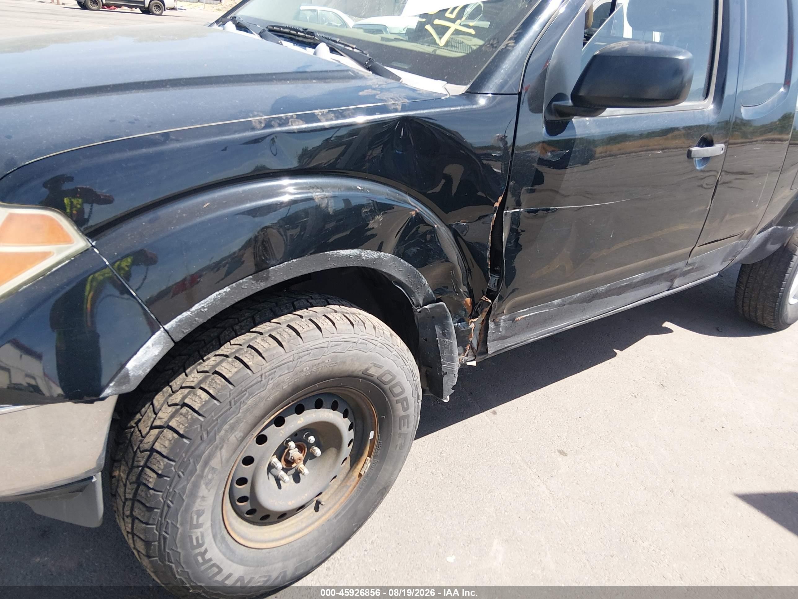 2007 Nissan Frontier Se Black vin: 1N6AD06W47C412562