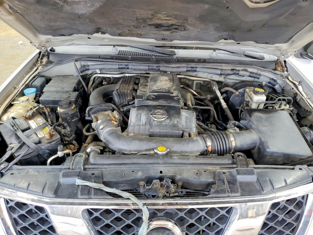 2008 Nissan Frontier Se V6 Silver vin: 1N6AD06W48C405418