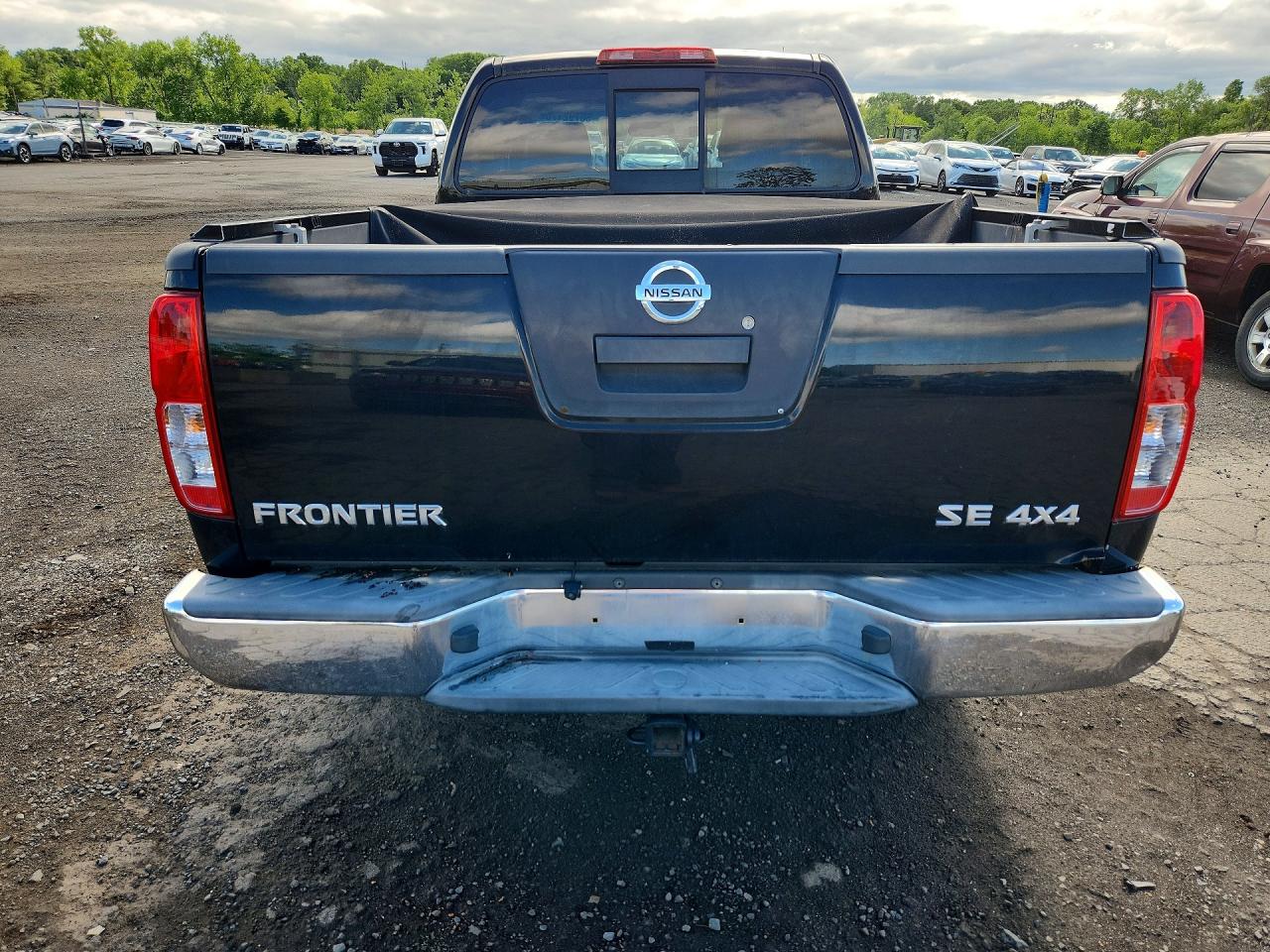 2008 Nissan Frontier Se V6 Black vin: 1N6AD06W48C446230