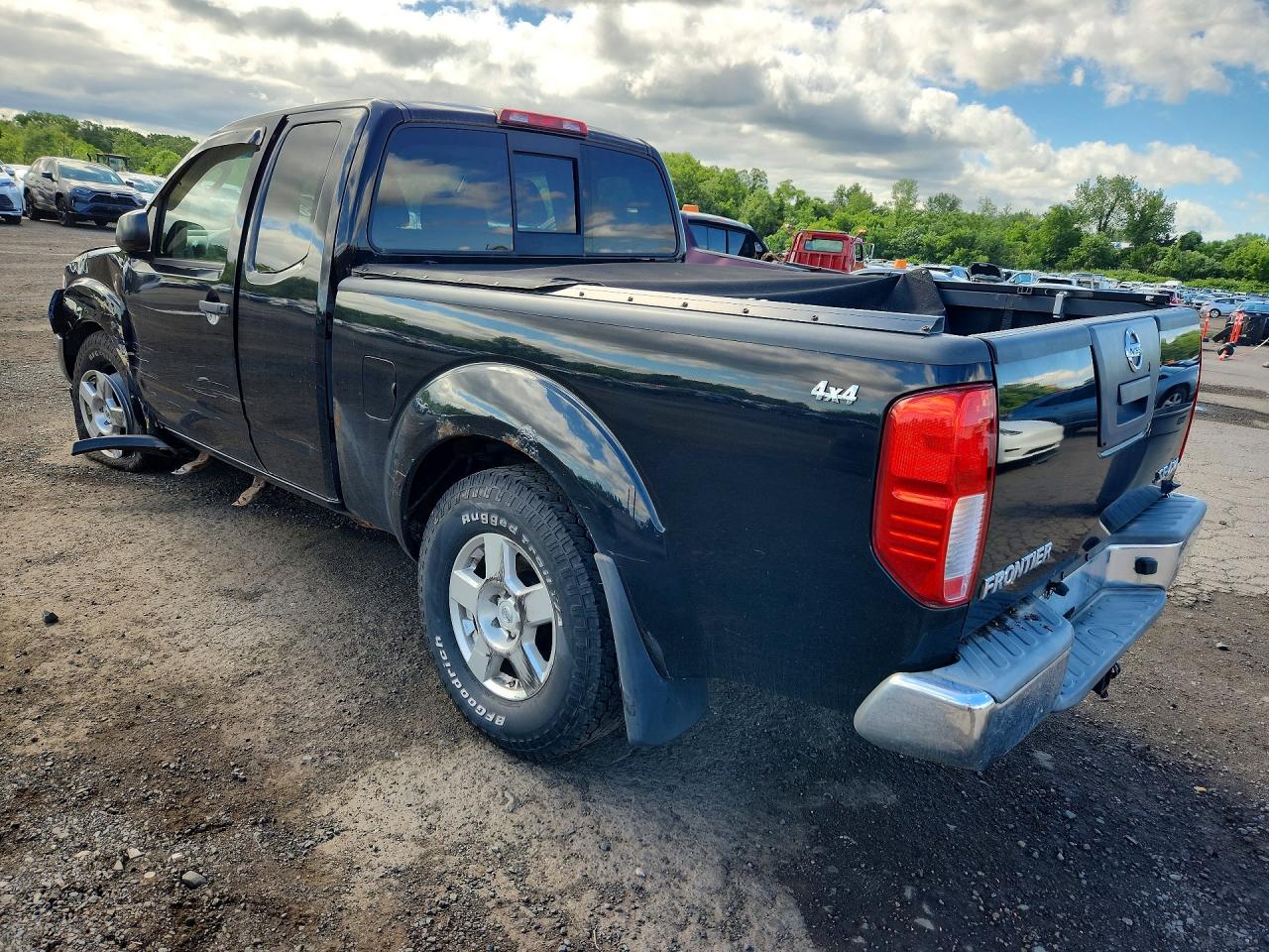 2008 Nissan Frontier Se V6 Black vin: 1N6AD06W48C446230