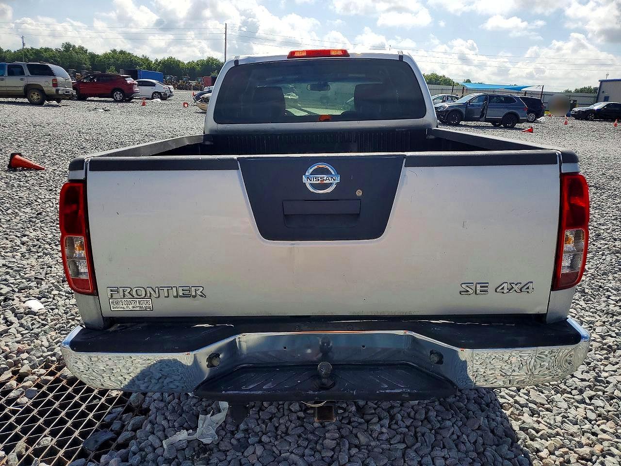 2009 Nissan Frontier Se V6 Silver vin: 1N6AD06W49C411298