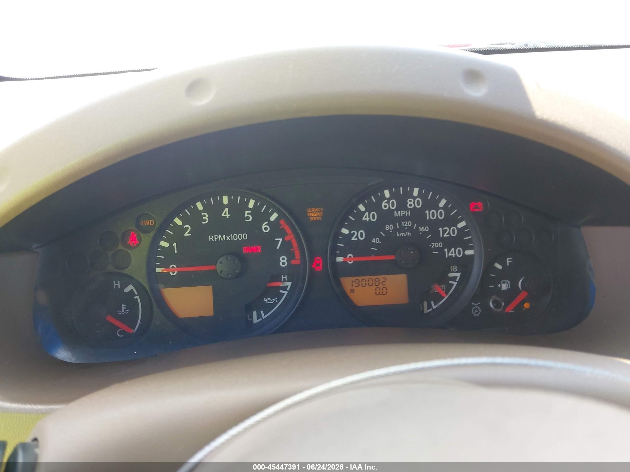 2005 Nissan Frontier 4wd Se White vin: 1N6AD06W55C402295