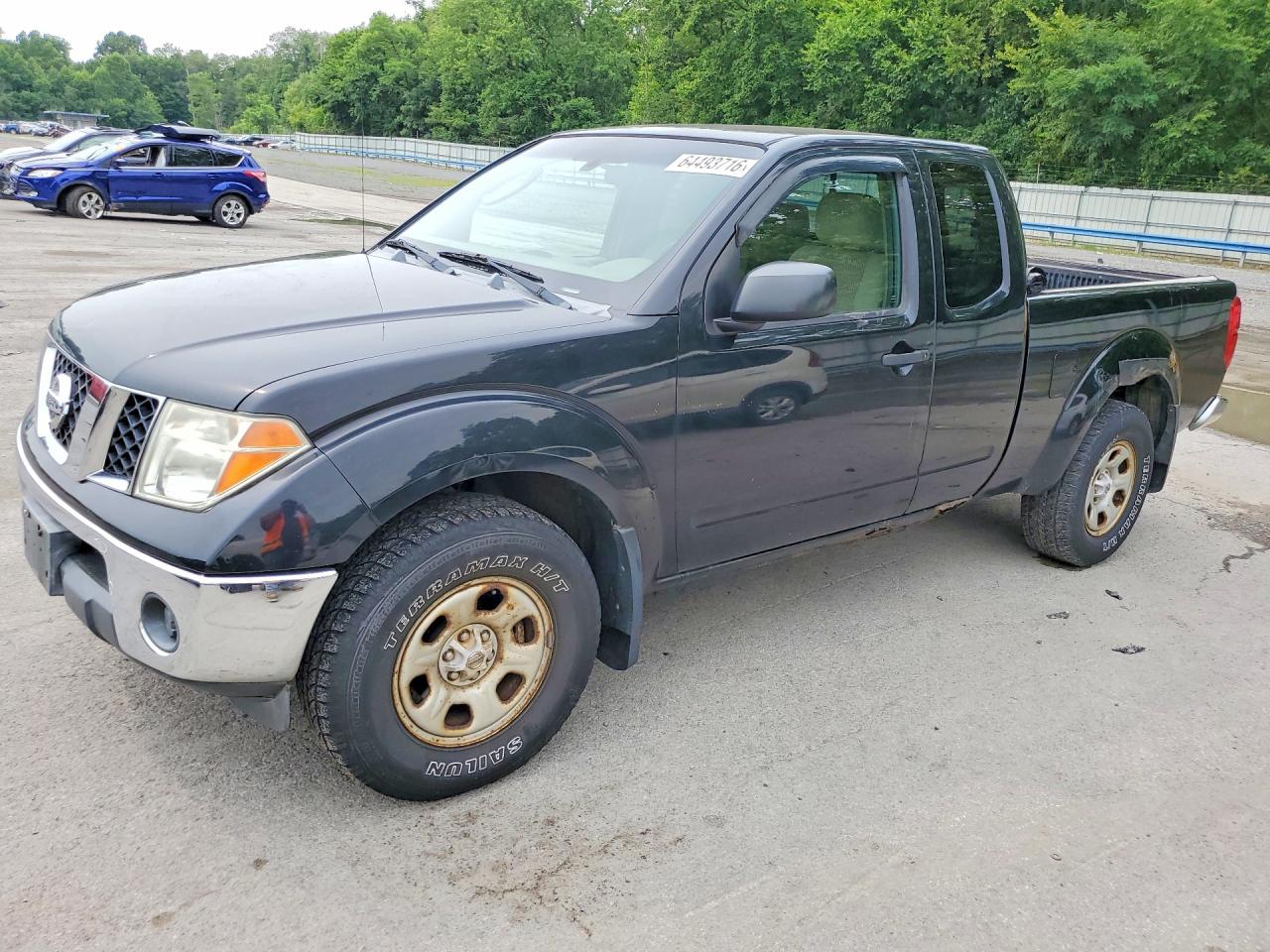 2007 Nissan Frontier Se Black vin: 1N6AD06W57C436952