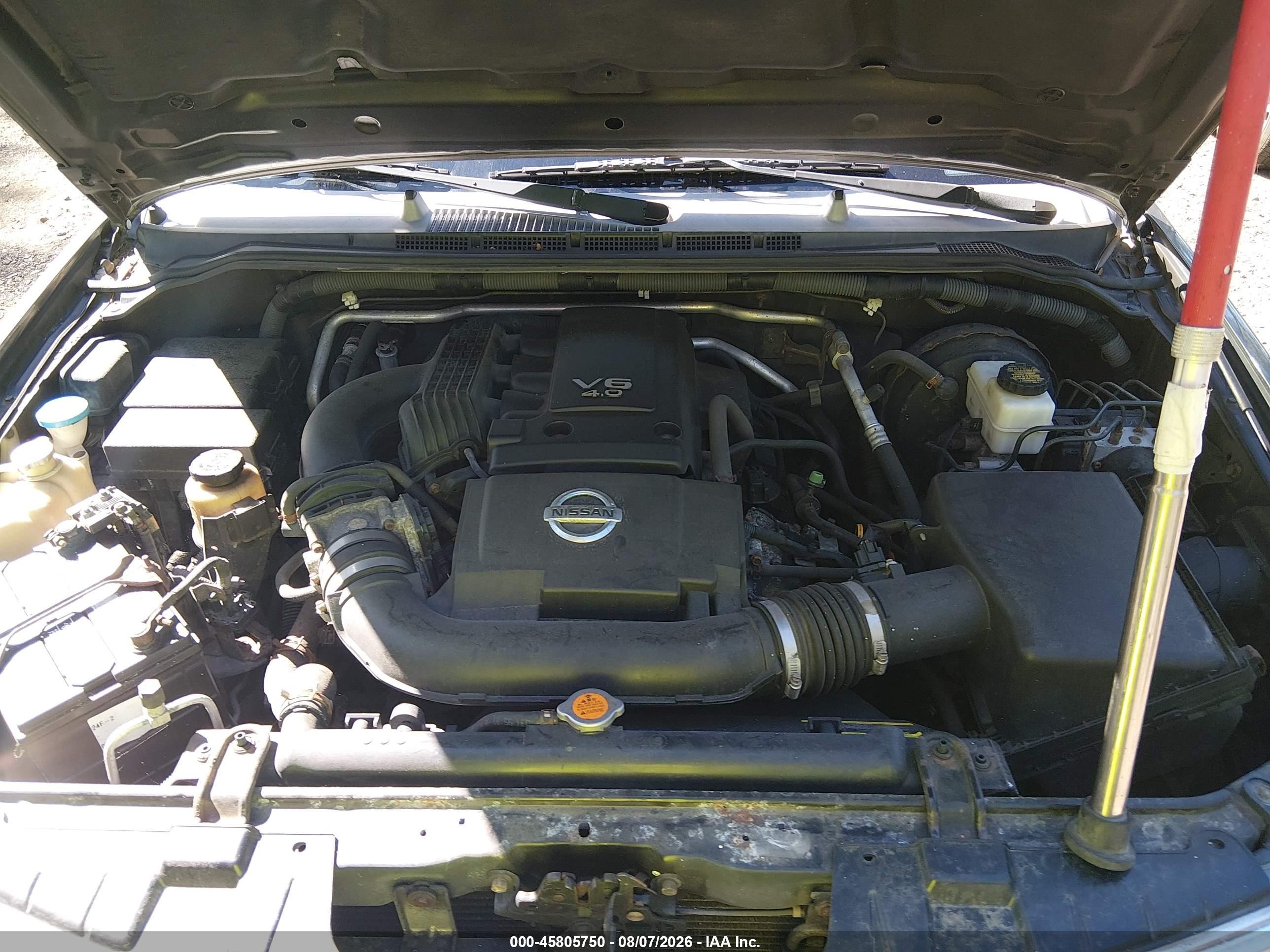 2007 Nissan Frontier Se Gray vin: 1N6AD06W57C463147