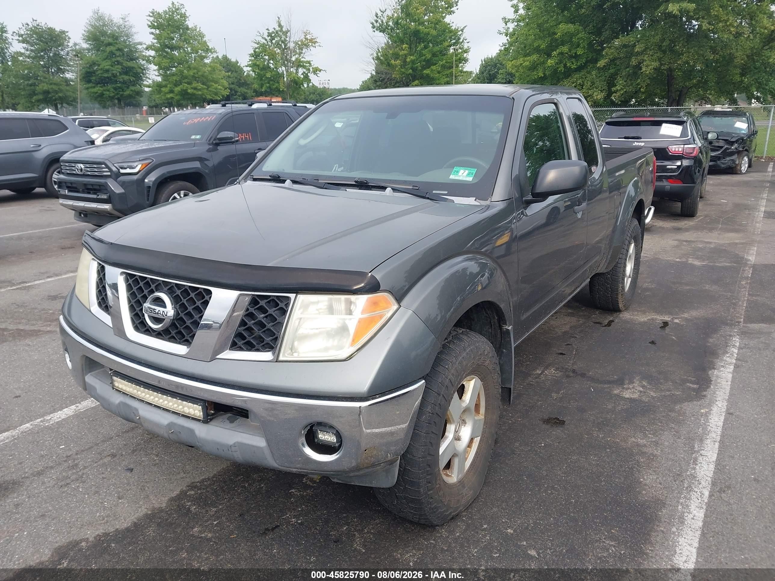 2005 Nissan Frontier Se Gray vin: 1N6AD06W65C465597