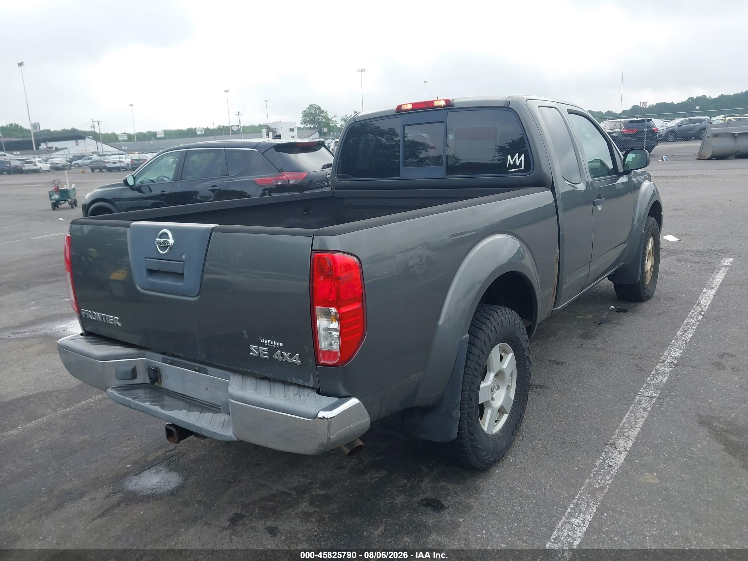 2005 Nissan Frontier Se Gray vin: 1N6AD06W65C465597
