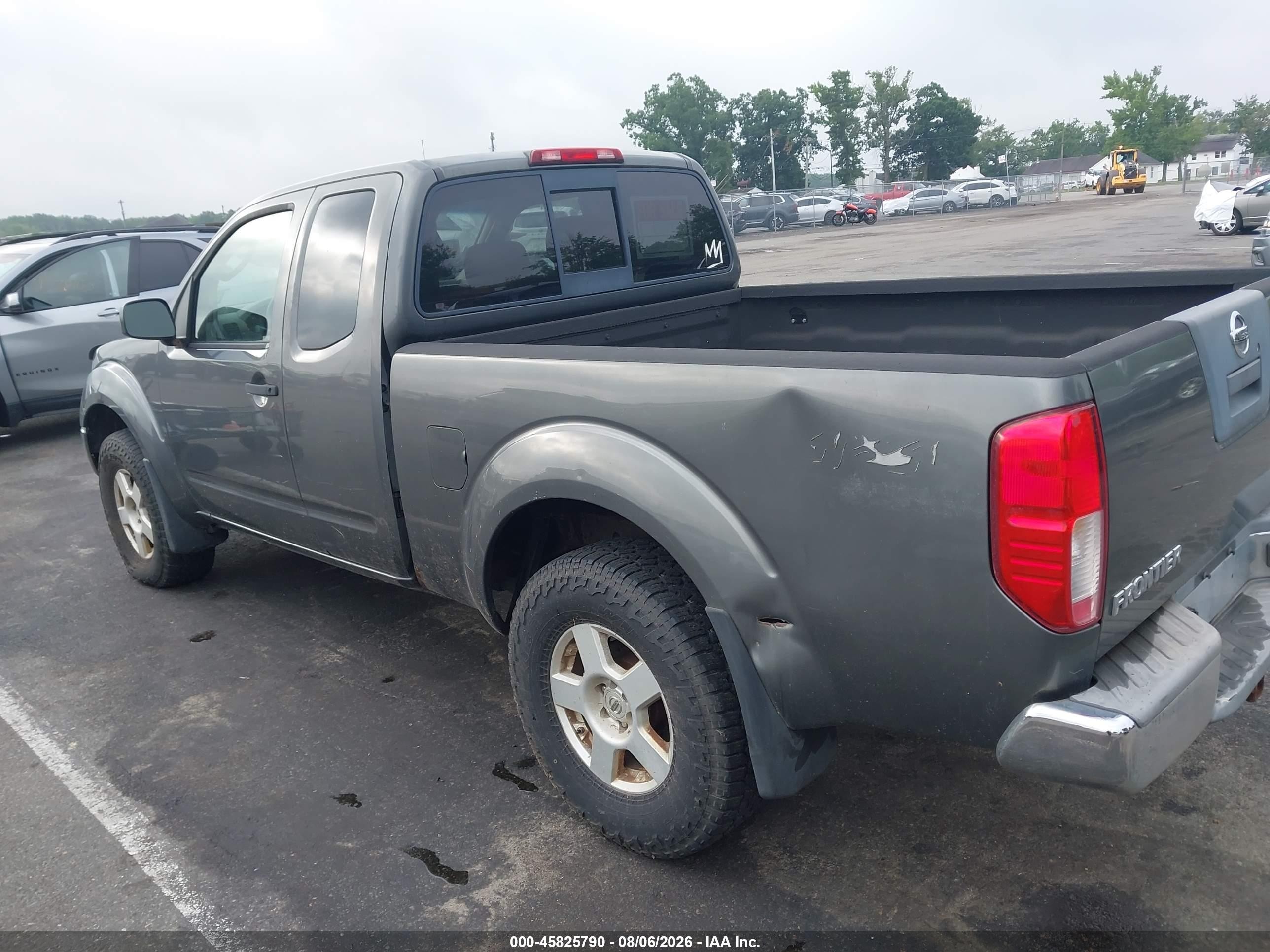 2005 Nissan Frontier Se Gray vin: 1N6AD06W65C465597