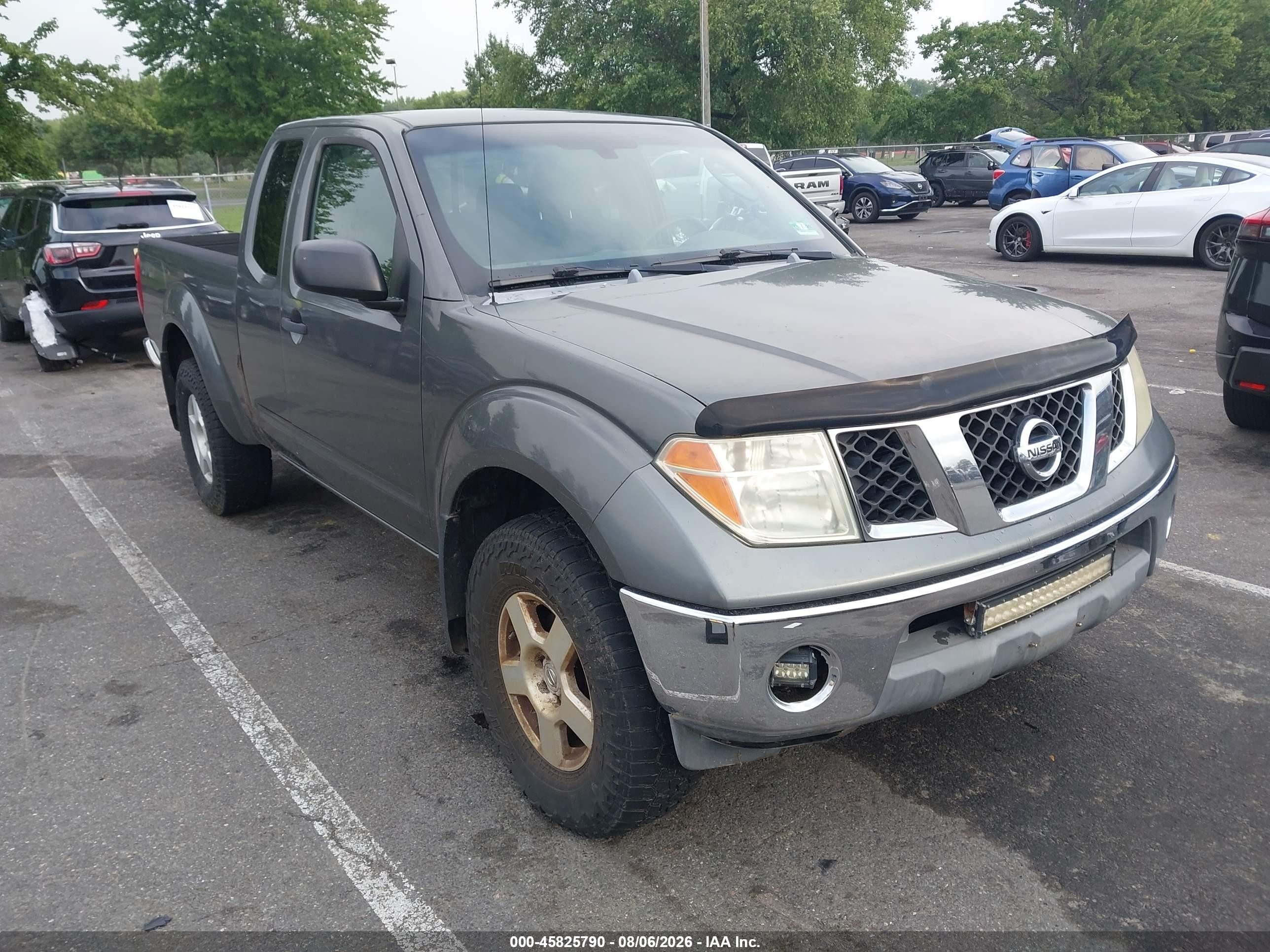 2005 Nissan Frontier Se Gray vin: 1N6AD06W65C465597