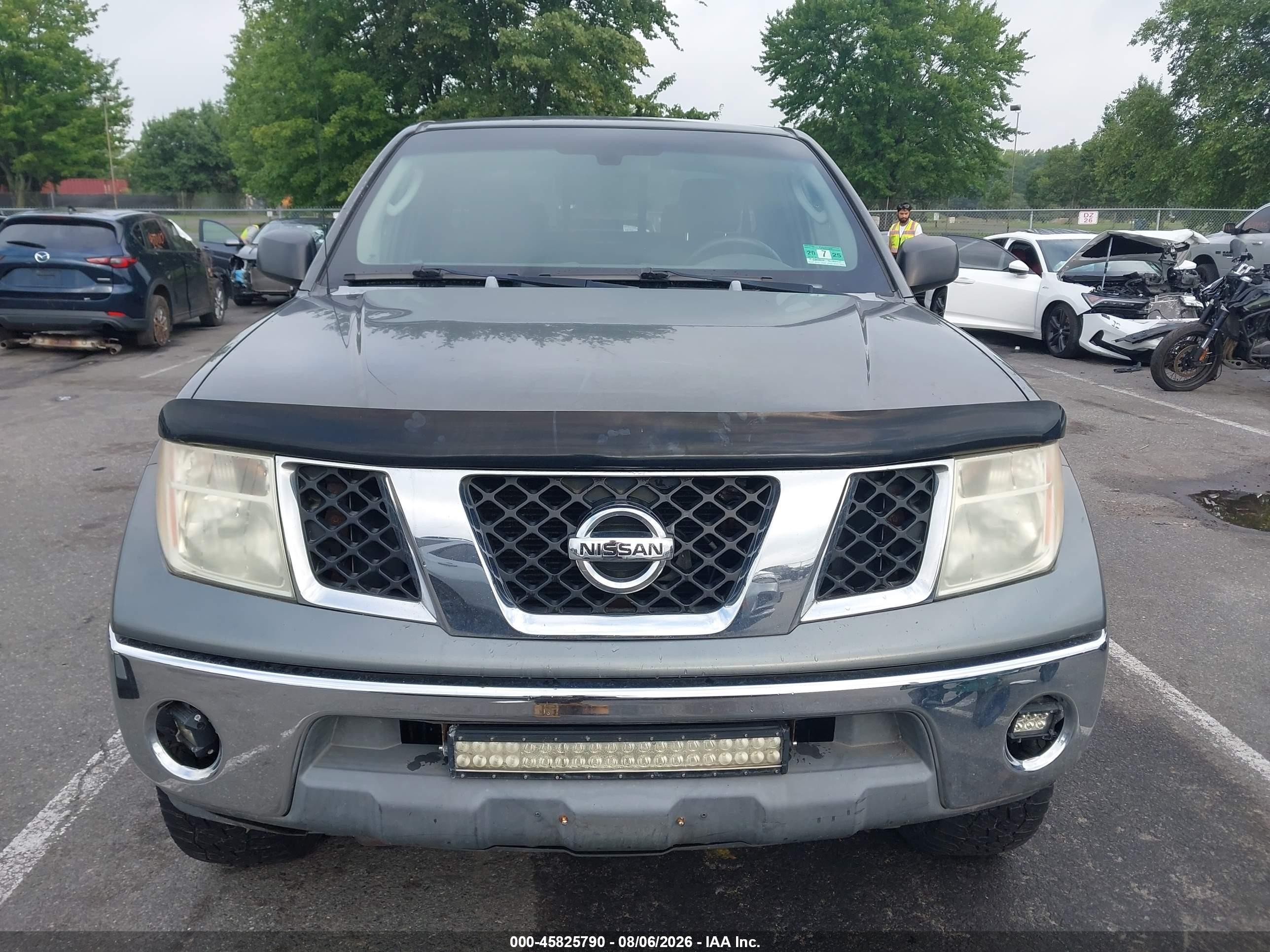 2005 Nissan Frontier Se Gray vin: 1N6AD06W65C465597