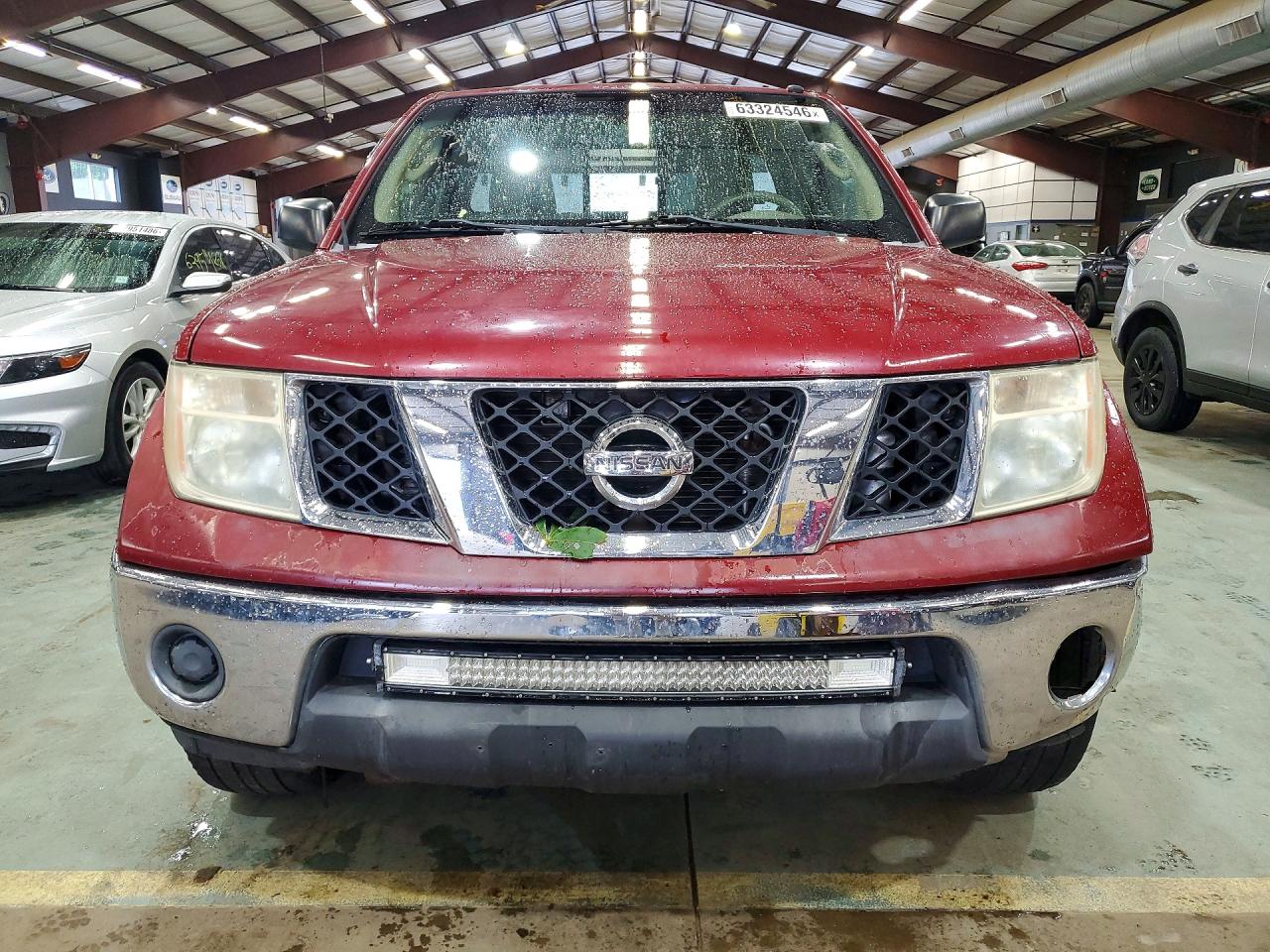 2008 Nissan Frontier Se V6 Maroon vin: 1N6AD06W68C420177