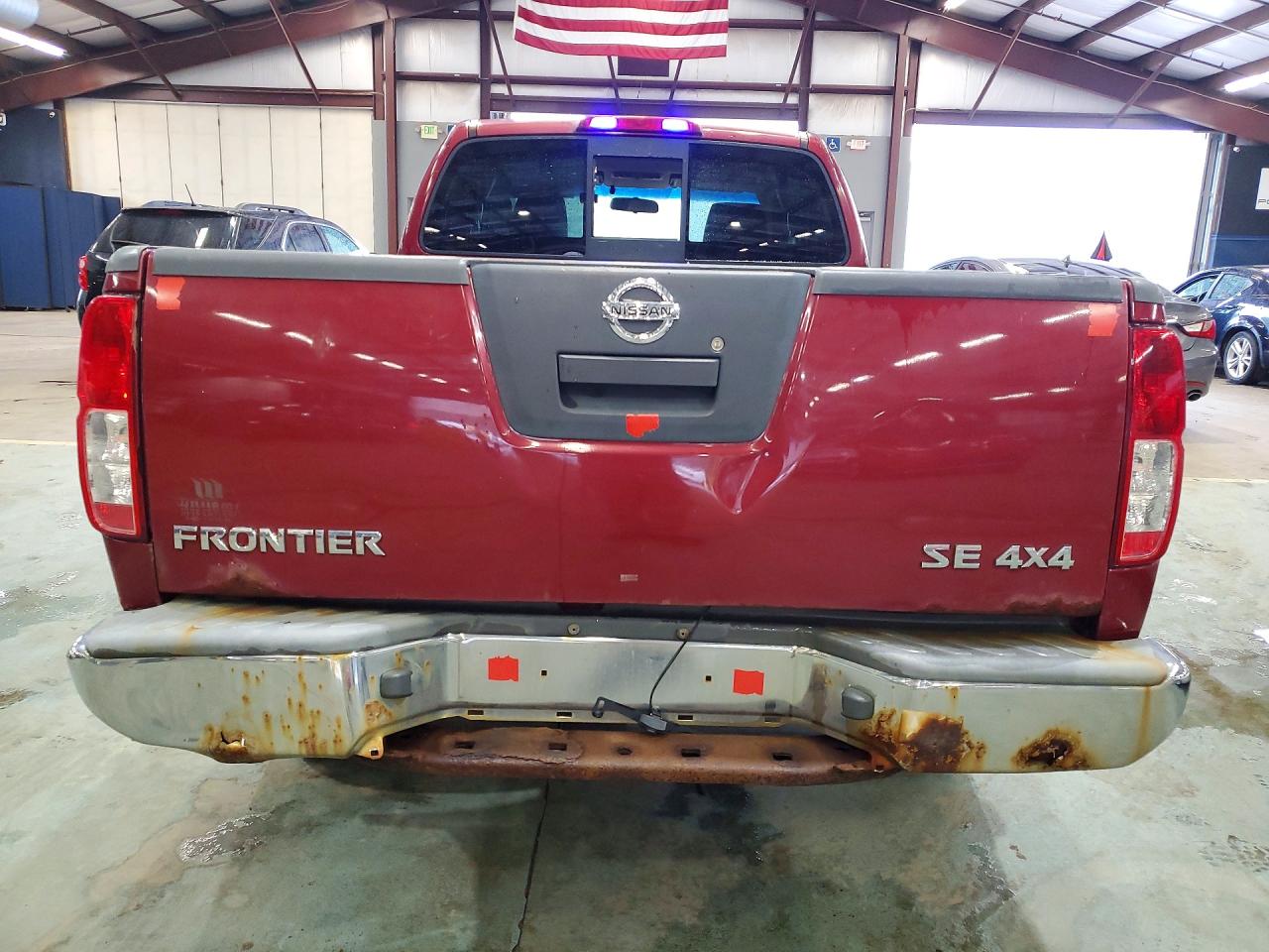 2008 Nissan Frontier Se V6 Maroon vin: 1N6AD06W68C420177