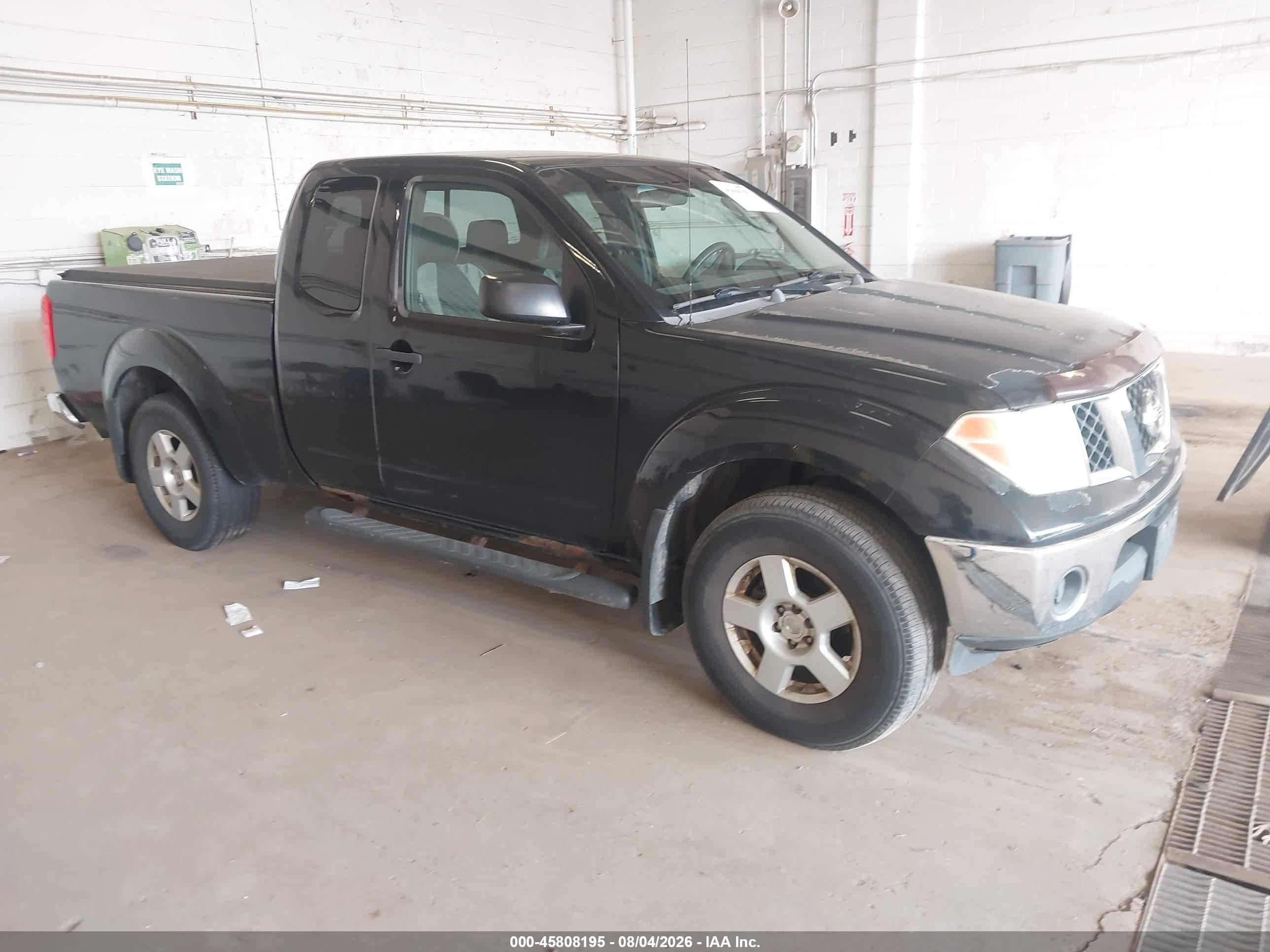 2005 Nissan Frontier Se Черный vin: 1N6AD06W75C437517