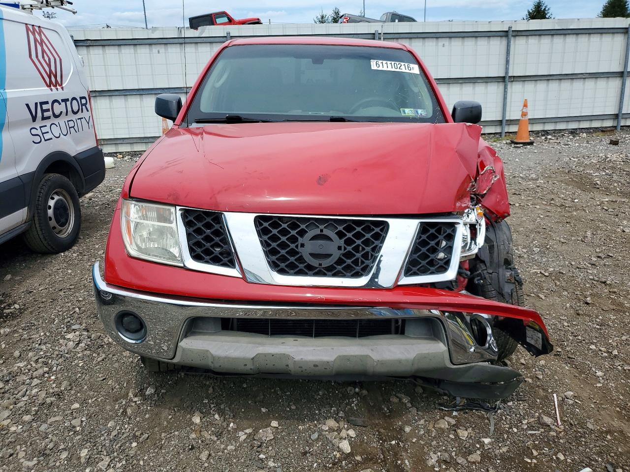 2008 Nissan Frontier Se V6 Red vin: 1N6AD06W78C447162