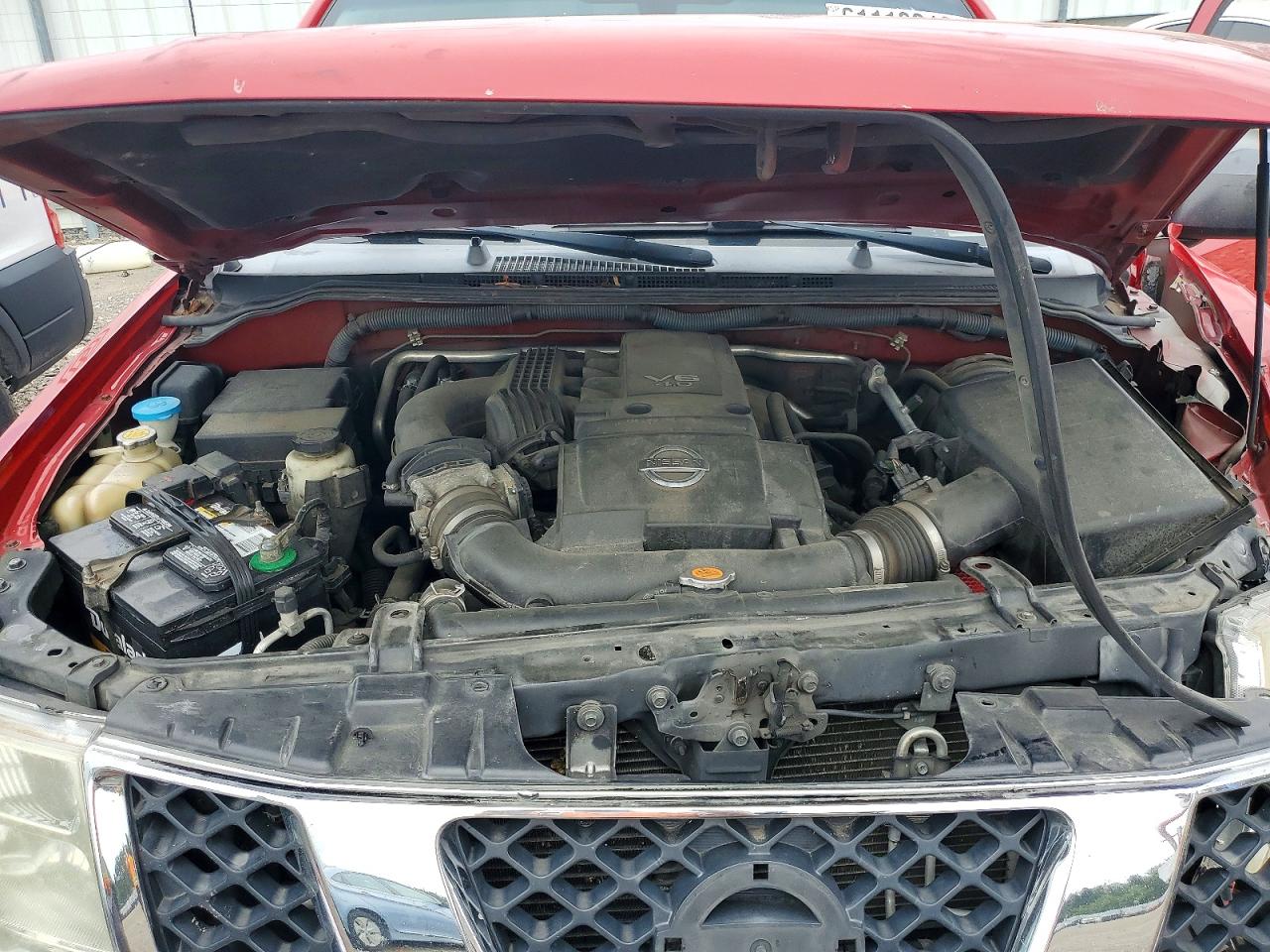 2008 Nissan Frontier Se V6 Red vin: 1N6AD06W78C447162