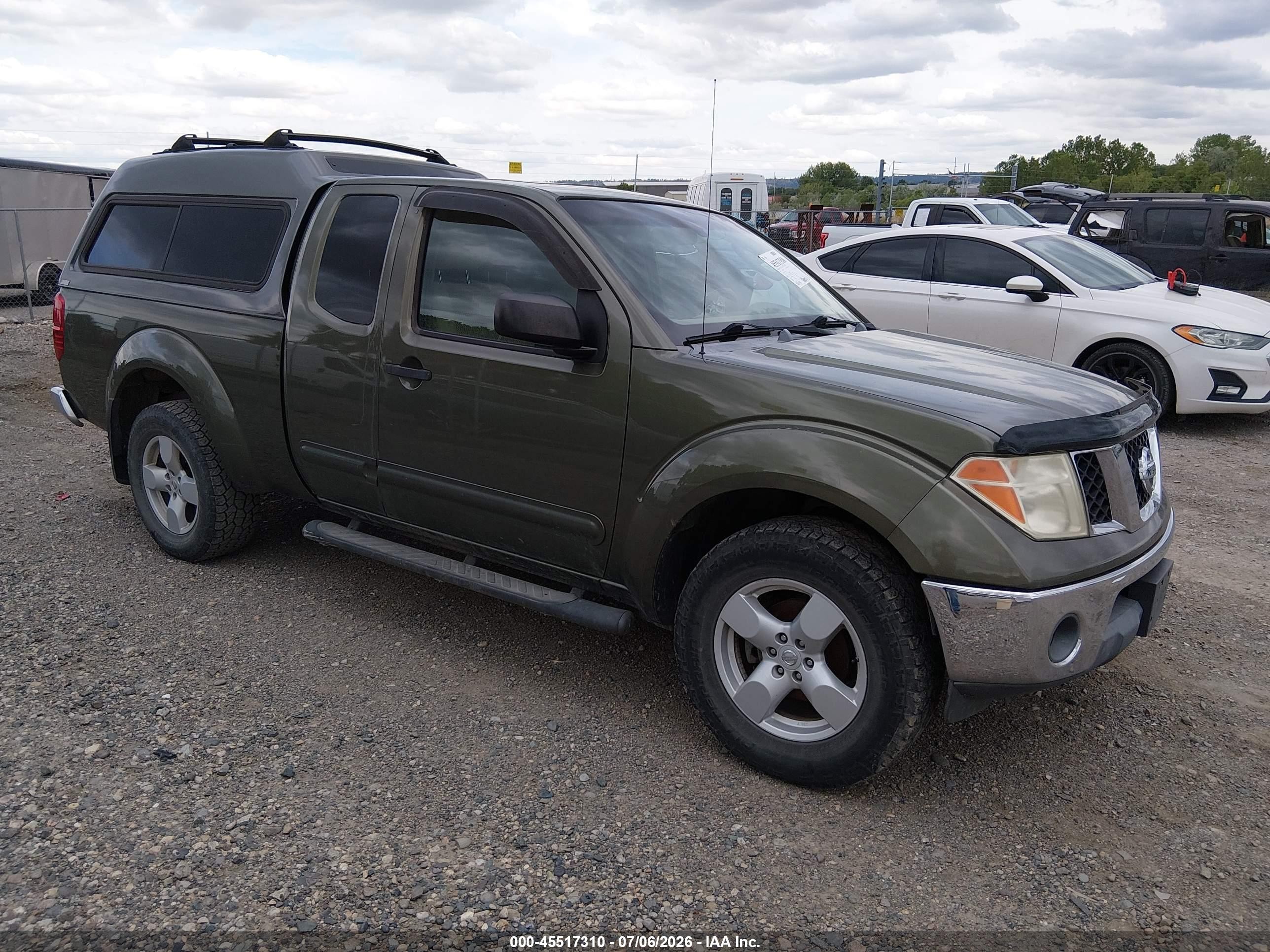 2005 Nissan Frontier 4wd Le Green vin: 1N6AD06W85C416756