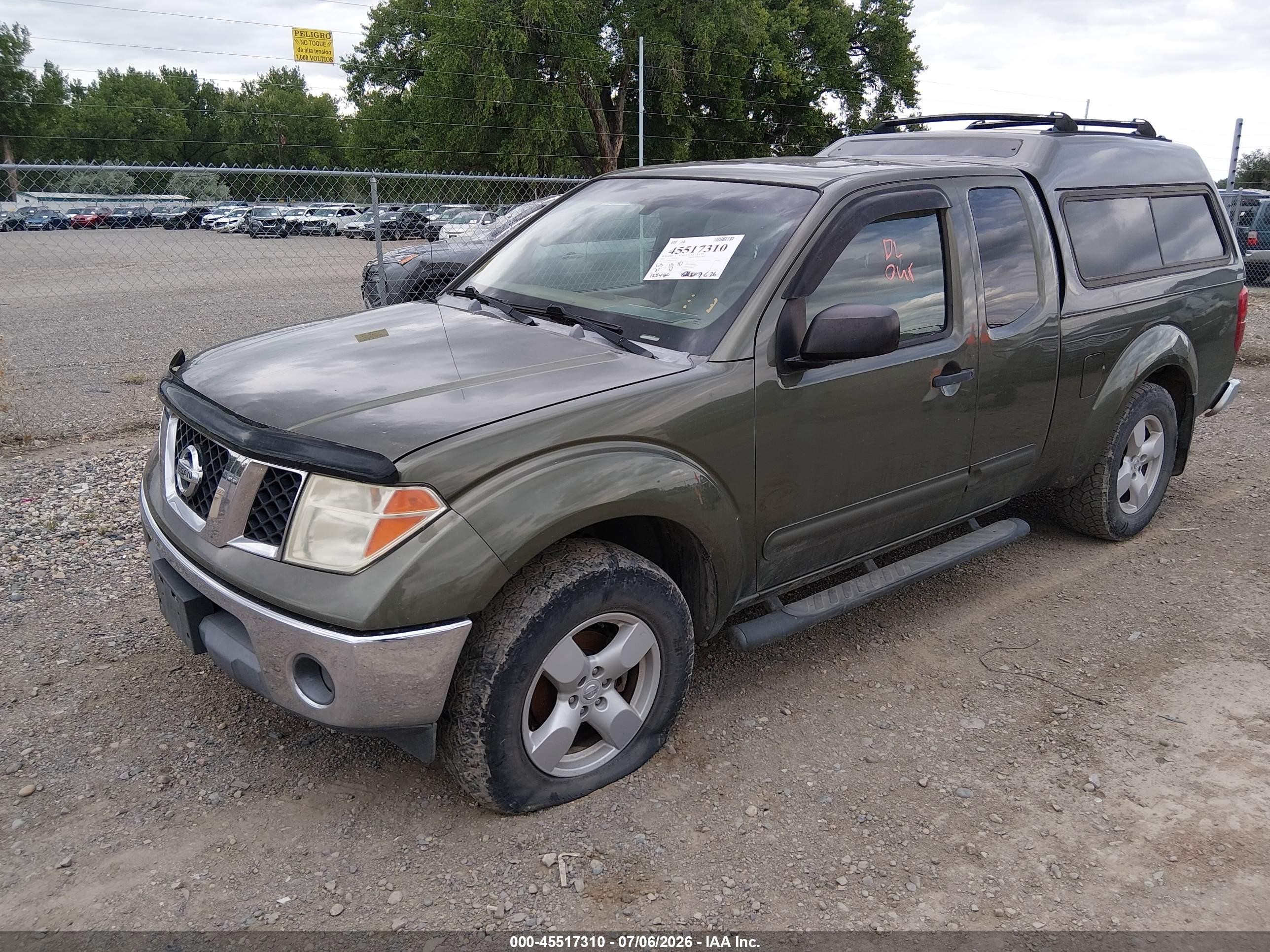 2005 Nissan Frontier 4wd Le Зеленый vin: 1N6AD06W85C416756