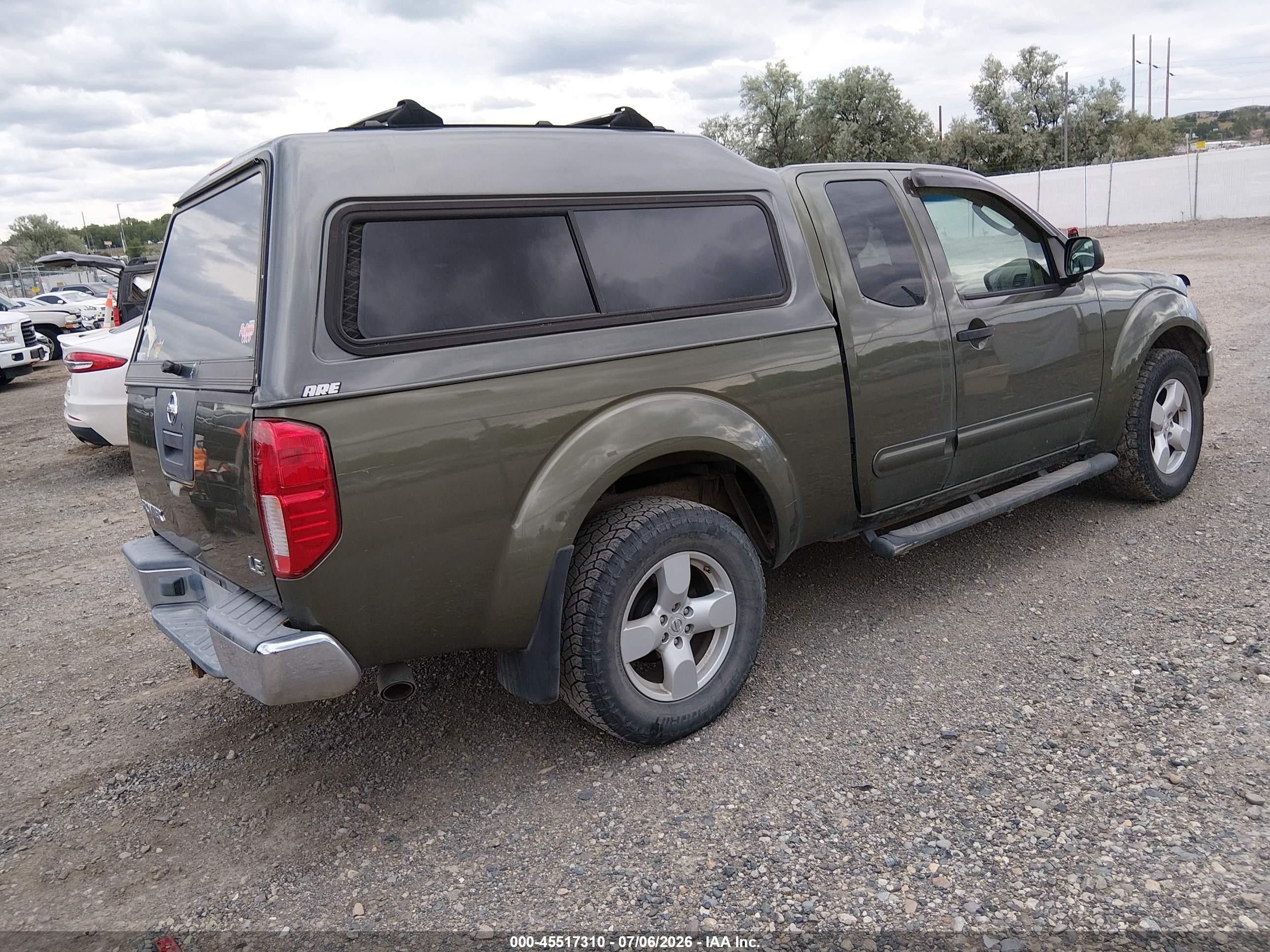 2005 Nissan Frontier 4wd Le Зеленый vin: 1N6AD06W85C416756