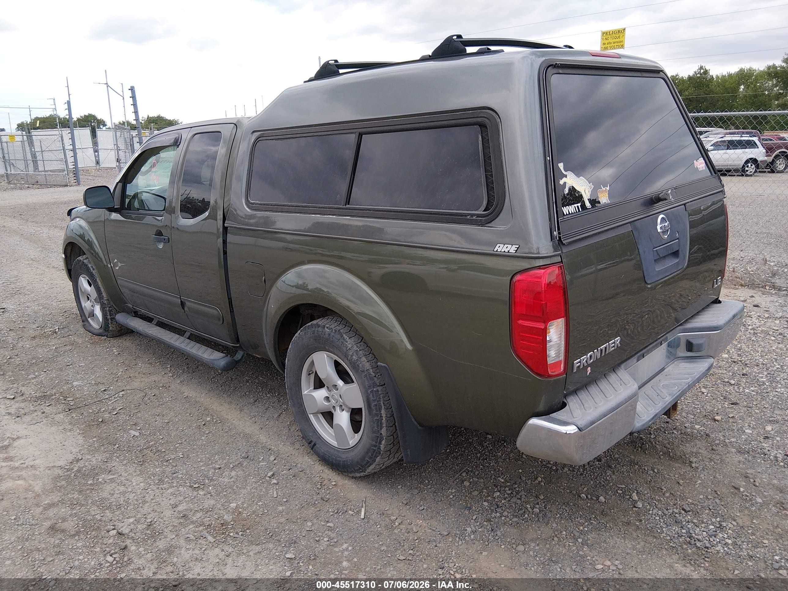 2005 Nissan Frontier 4wd Le Зеленый vin: 1N6AD06W85C416756