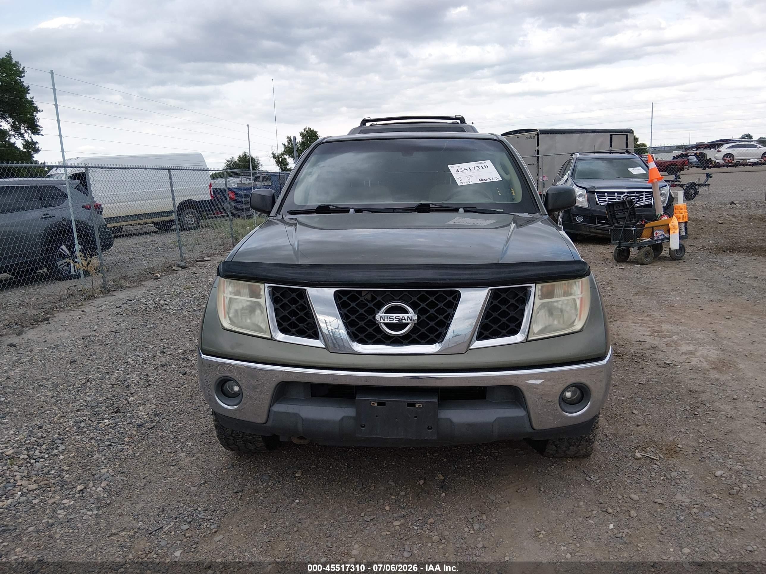 2005 Nissan Frontier 4wd Le Зеленый vin: 1N6AD06W85C416756