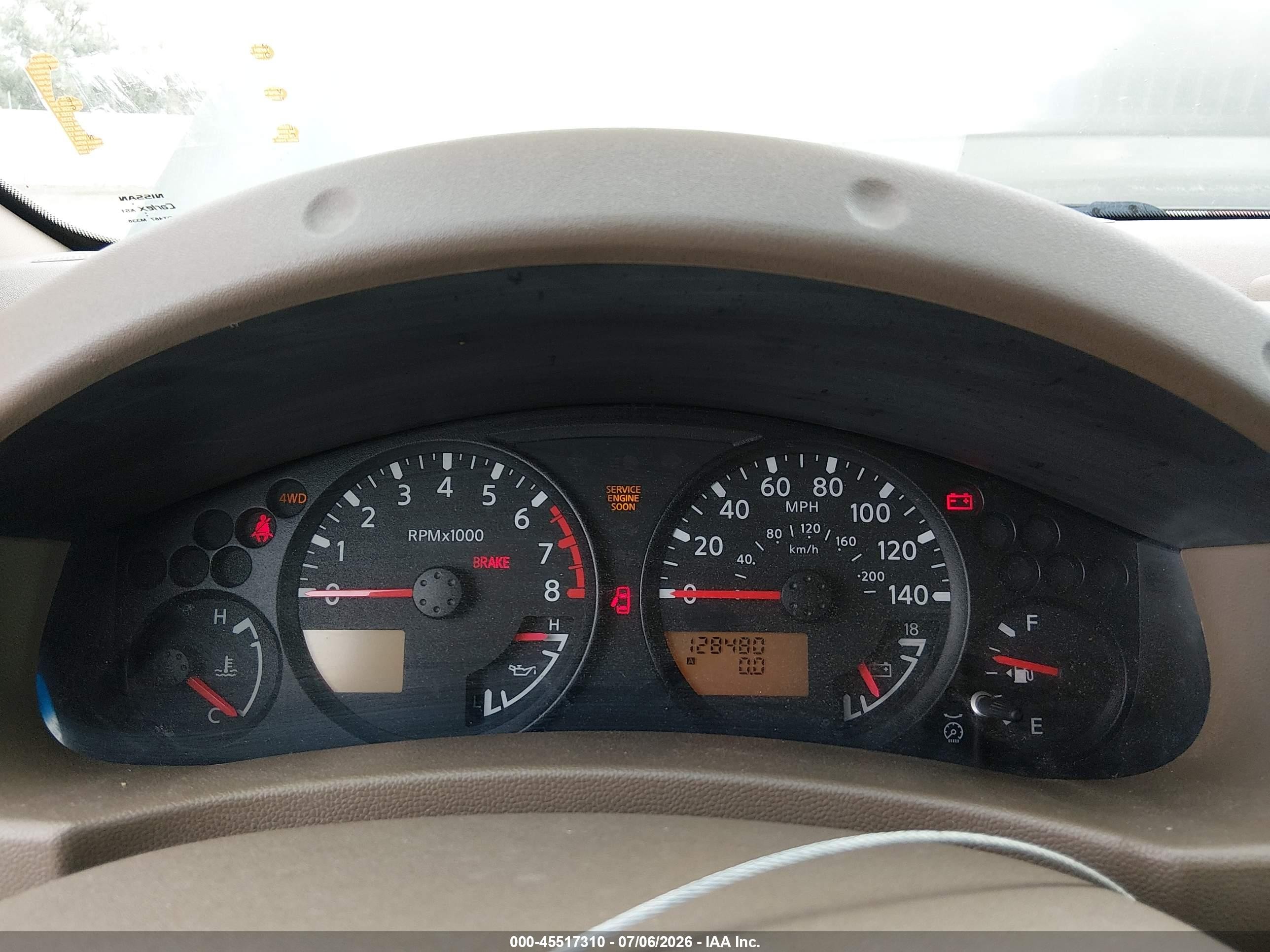 2005 Nissan Frontier 4wd Le Зеленый vin: 1N6AD06W85C416756