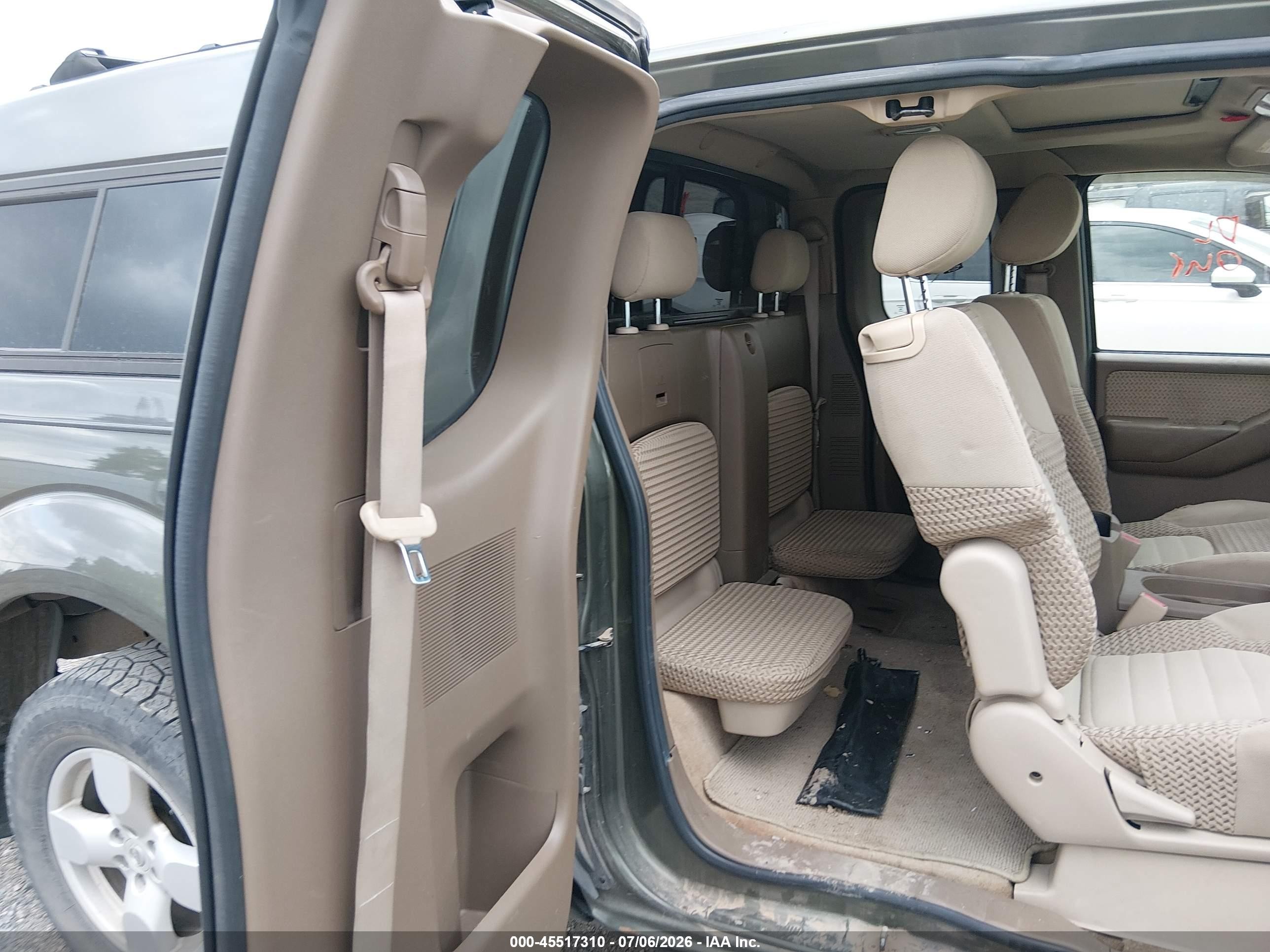 2005 Nissan Frontier 4wd Le Зеленый vin: 1N6AD06W85C416756