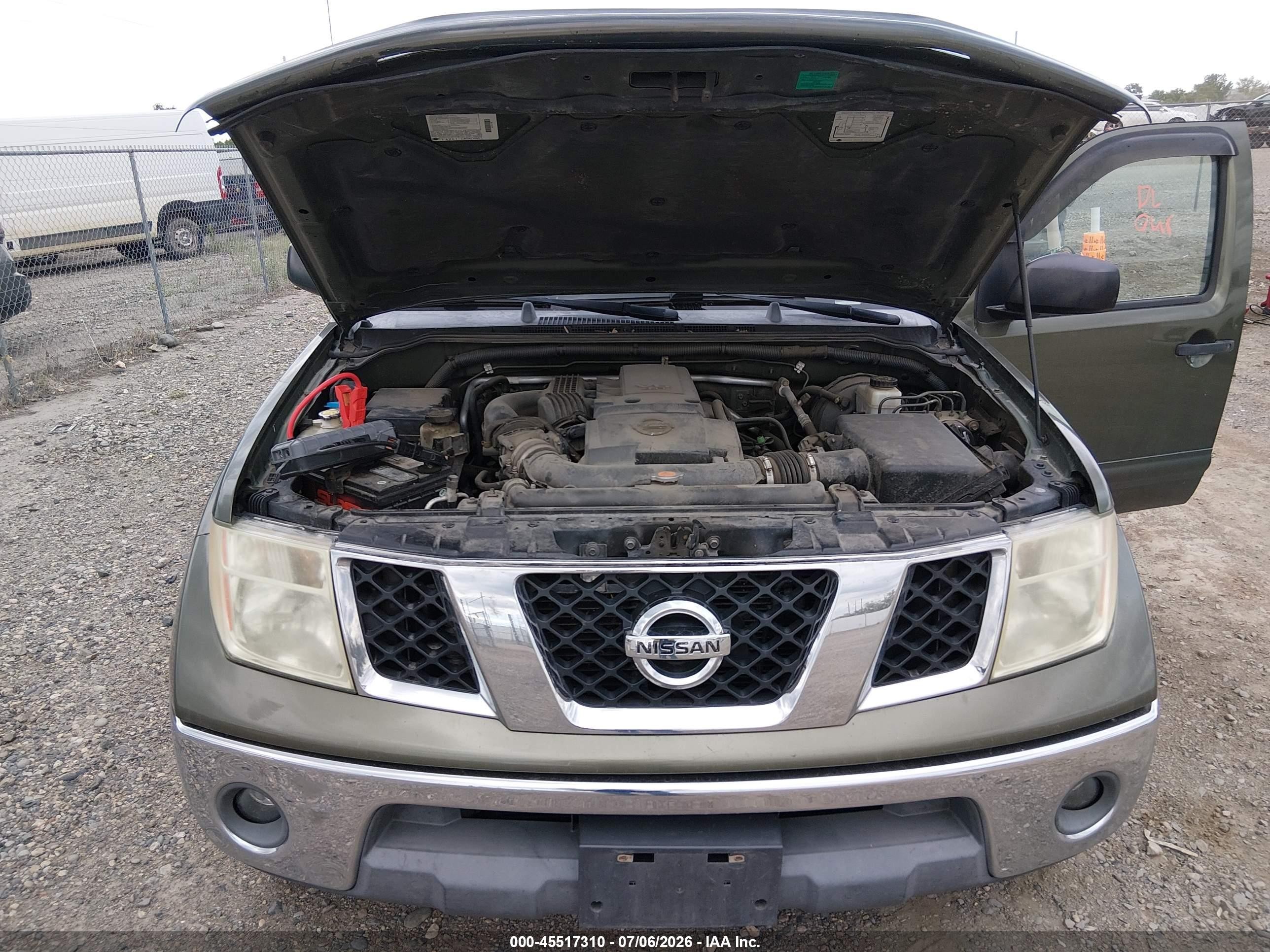 2005 Nissan Frontier 4wd Le Зеленый vin: 1N6AD06W85C416756