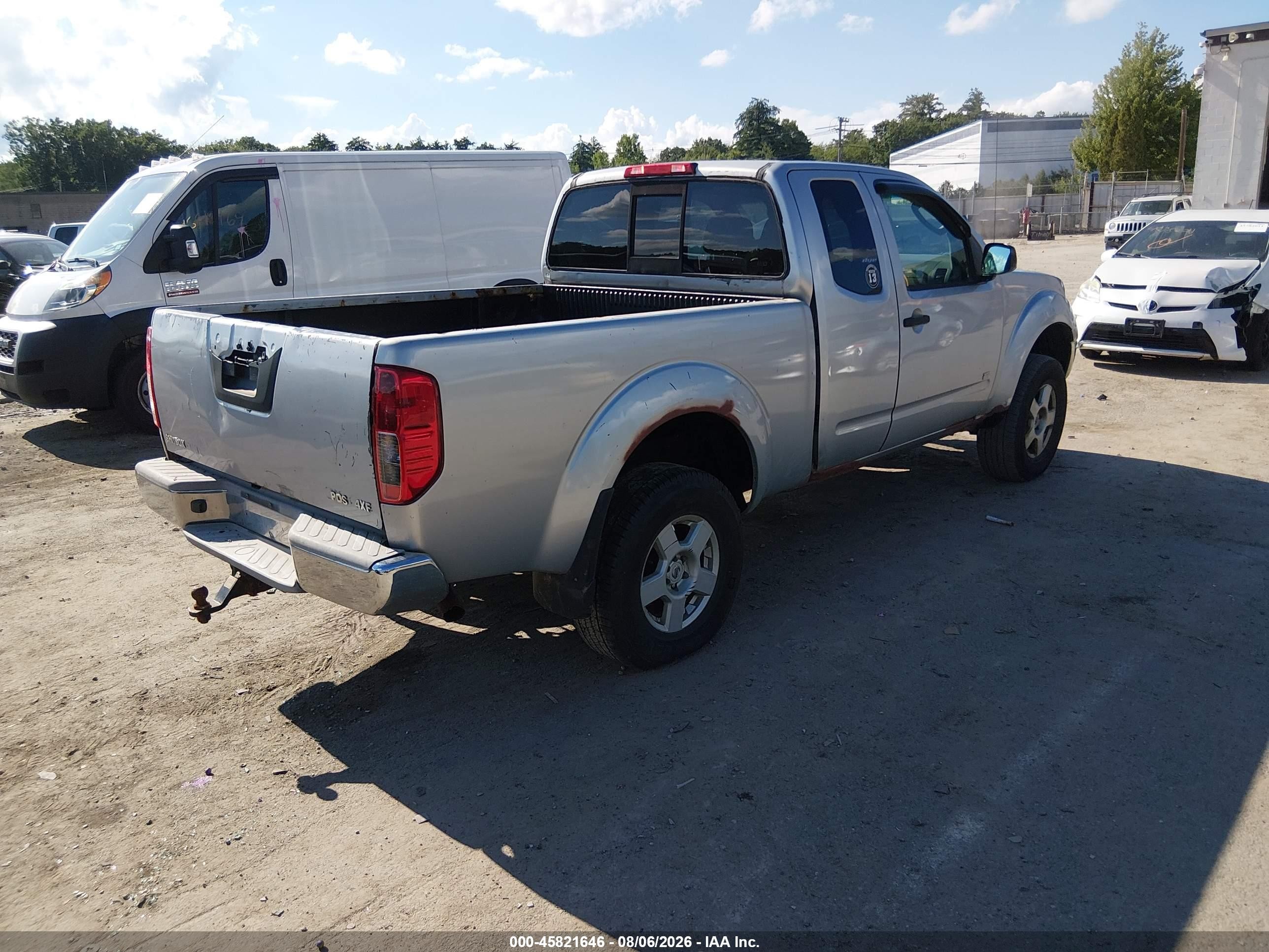 2006 Nissan Frontier Se Серебряный vin: 1N6AD06W86C417486