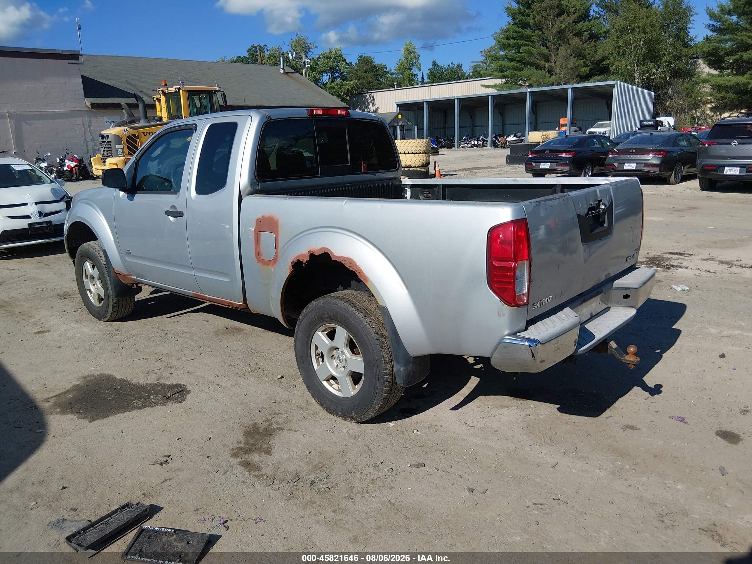 2006 Nissan Frontier Se Серебряный vin: 1N6AD06W86C417486