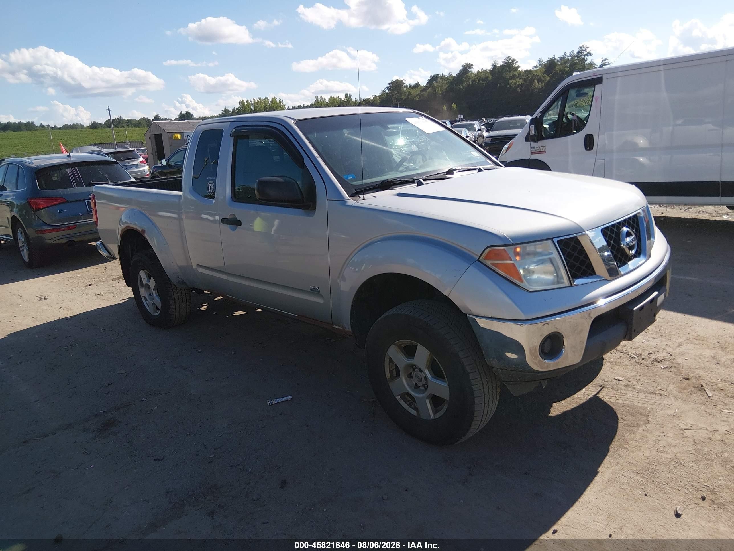 2006 Nissan Frontier Se Silver vin: 1N6AD06W86C417486